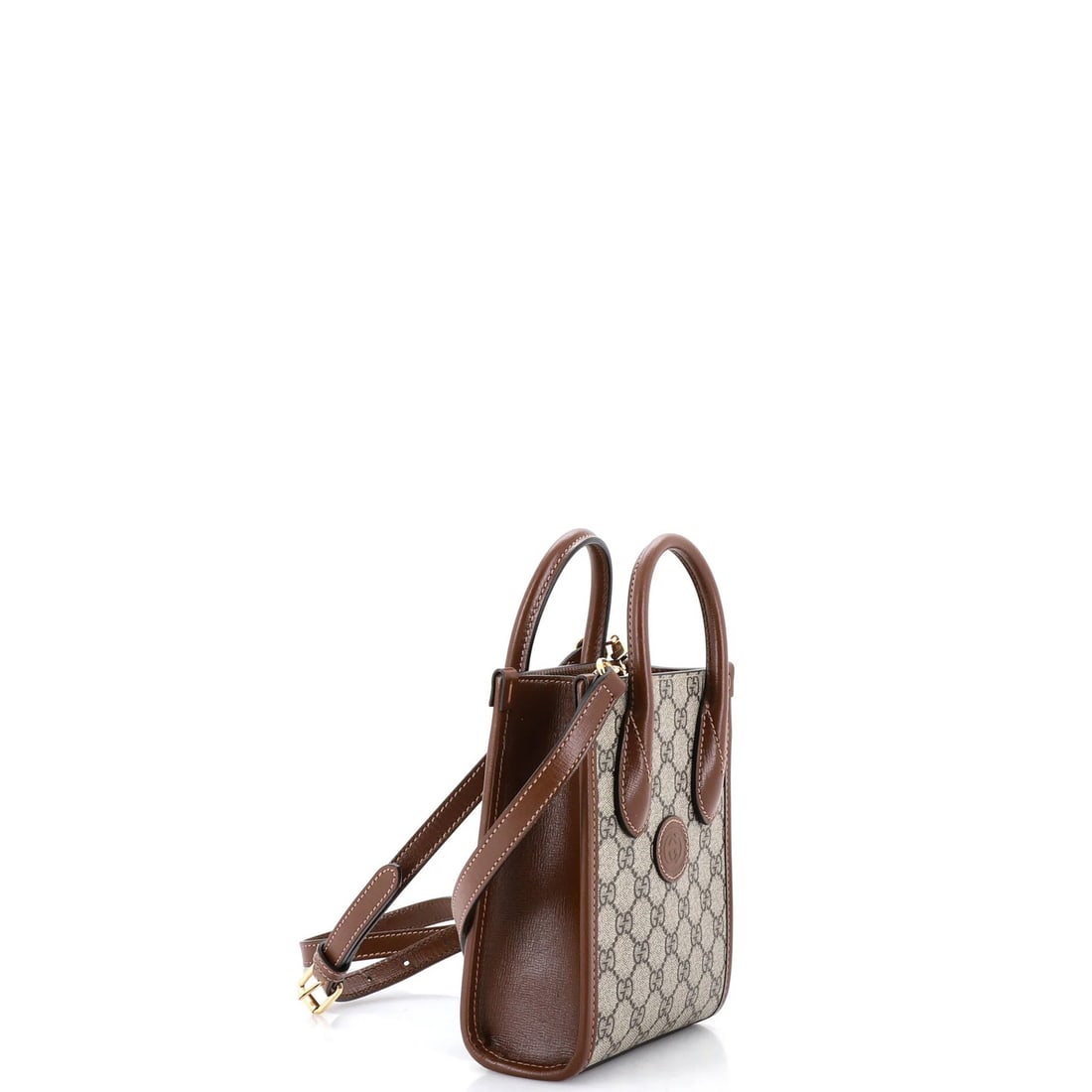 Gucci GG Coated Canvas Patch Tote Interlocking Mini - 2
