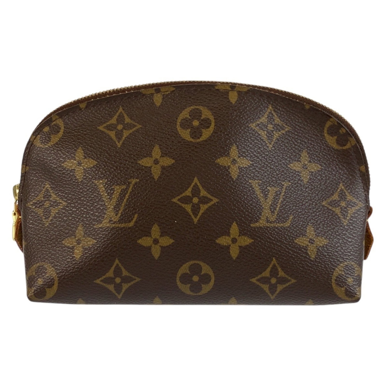 Pochette pouch monogram Louis Vuitton: Pochette pouch monogram Louis Vuitton Monogrammed with the iconic Louis Vuitton design, this brown pochette pouch boasts a timeless and sophisticated aesthetic. Made from high-quality materials, its