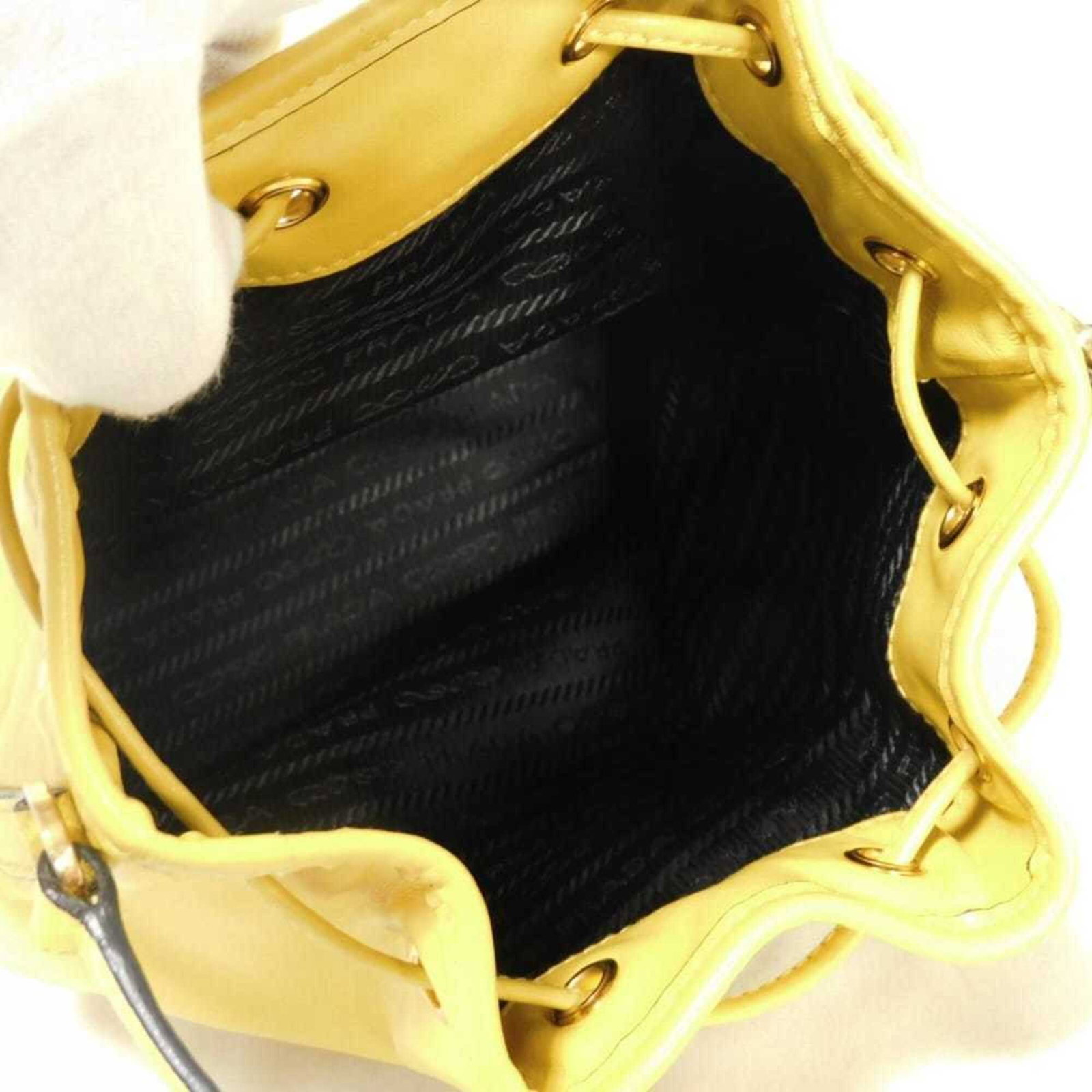 Handbag leather by Prada - 6