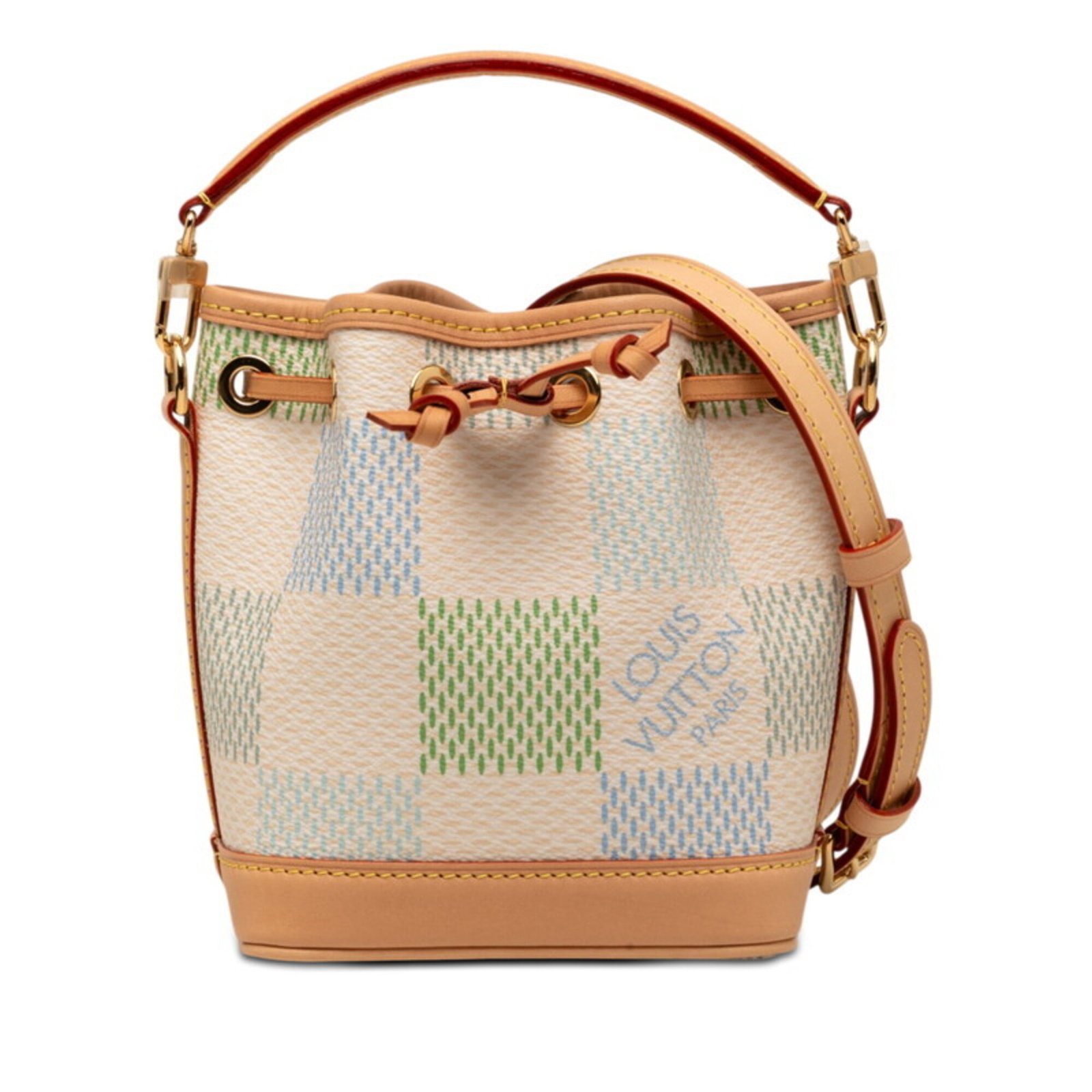 Vuitton Leather Pvc Bag Handbag Shoulder: Vuitton Leather Pvc Bag Handbag Shoulder The Louis Vuitton Damier shoulder bag features a striking green color and durable PVC material, combined with high-quality leather accents. This stylish