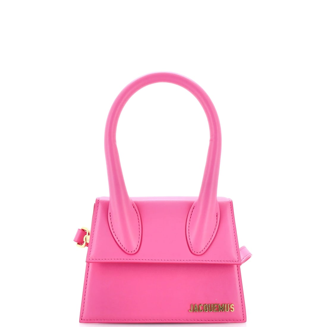 Jacquemus leather bag large chiquito grand: Jacquemus leather bag large chiquito grand The Jacquemus Le Grand Chiquito Bag Large in pink leather boasts a stylish top handle and spacious interior, perfect for carrying essentials. Measuring 7"