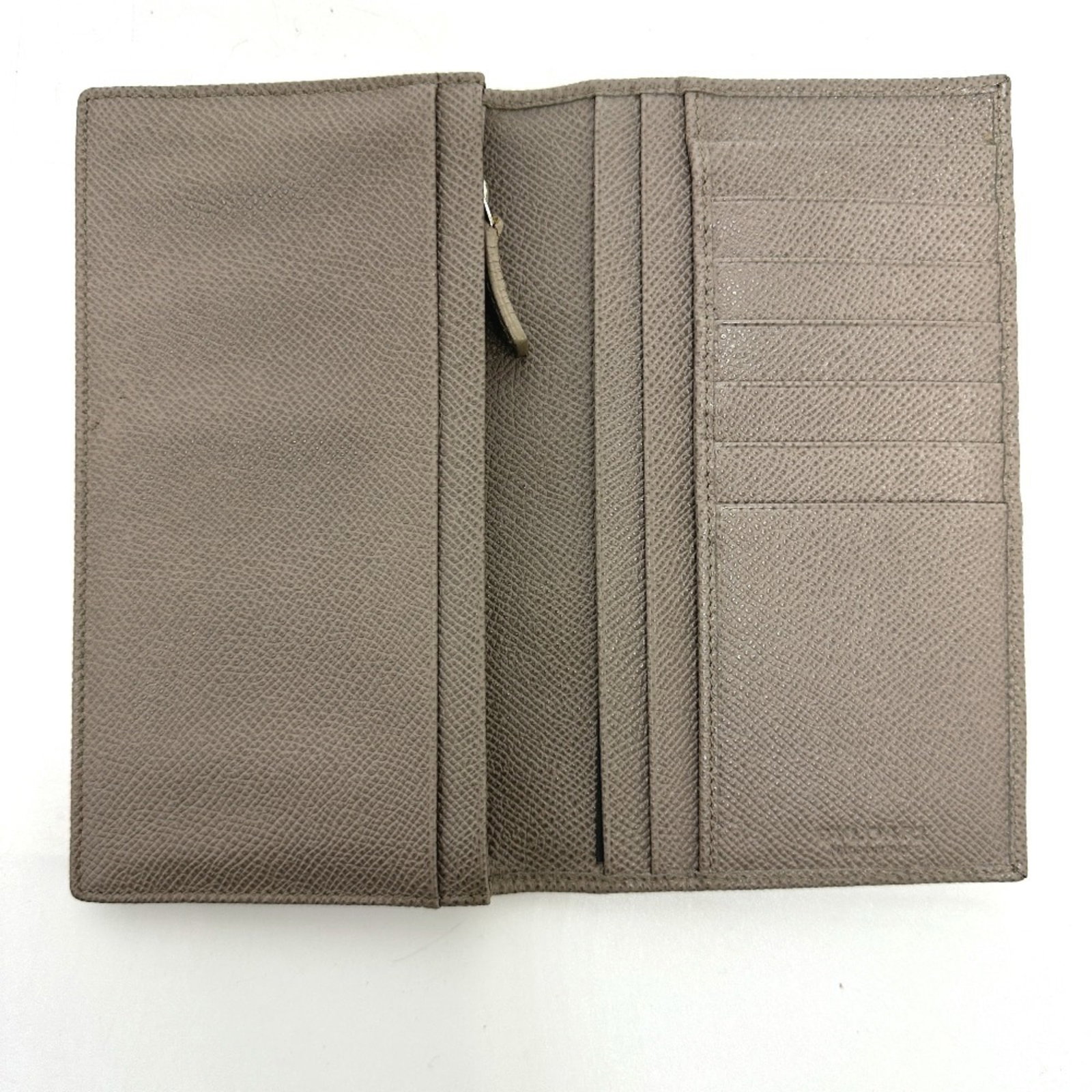 Long Bi fold Wallet Leather - 7