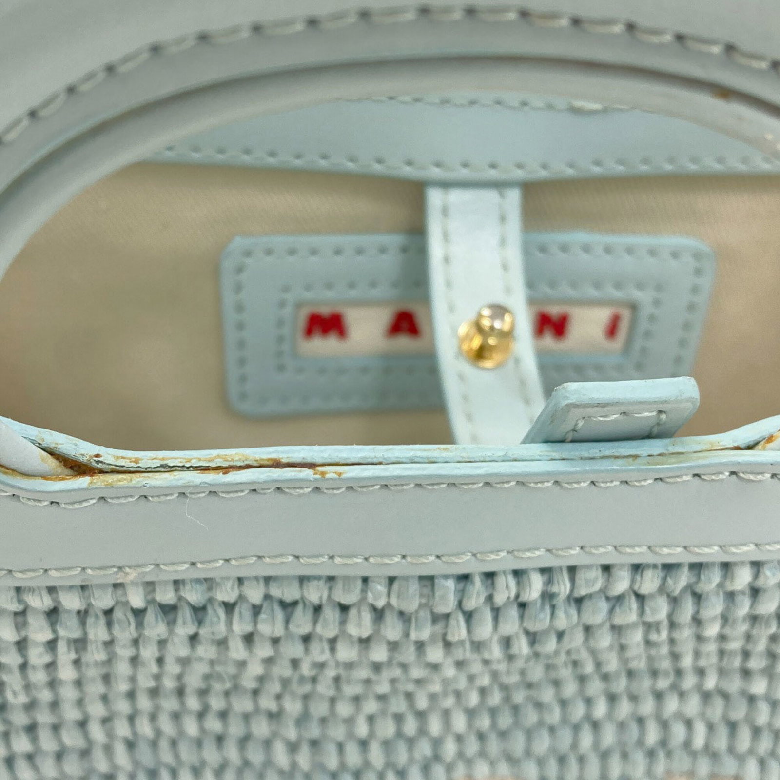 Marni Handbag Raffia Leather - 8
