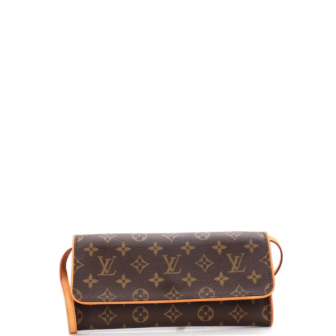 Louis Vuitton Twin Handbag Monogram Canvas: Louis Vuitton Twin Handbag Monogram Canvas Brown Louis Vuitton Twin Handbag Monogram Canvas features a classic cross body design with a 20" strap drop. The item boasts a rich, canvas-coated exterior