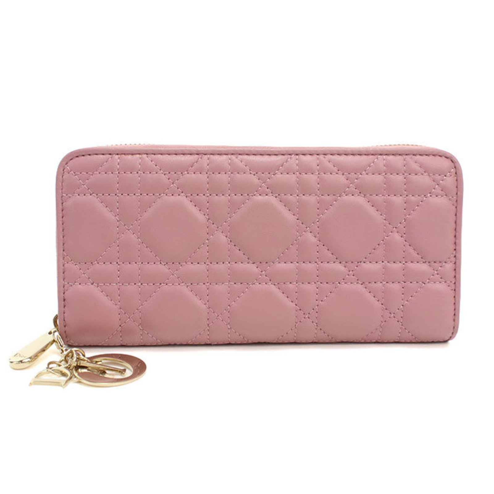 Long Wallet Leather Bi Fold Christian Dior: Long Wallet Leather Bi Fold Christian Dior The Long Wallet Leather Bi Fold from Christian Dior boasts elegant design, crafted from luxurious lambskin leather. Measuring 9.5cm x 19.5cm x 2.5cm, it