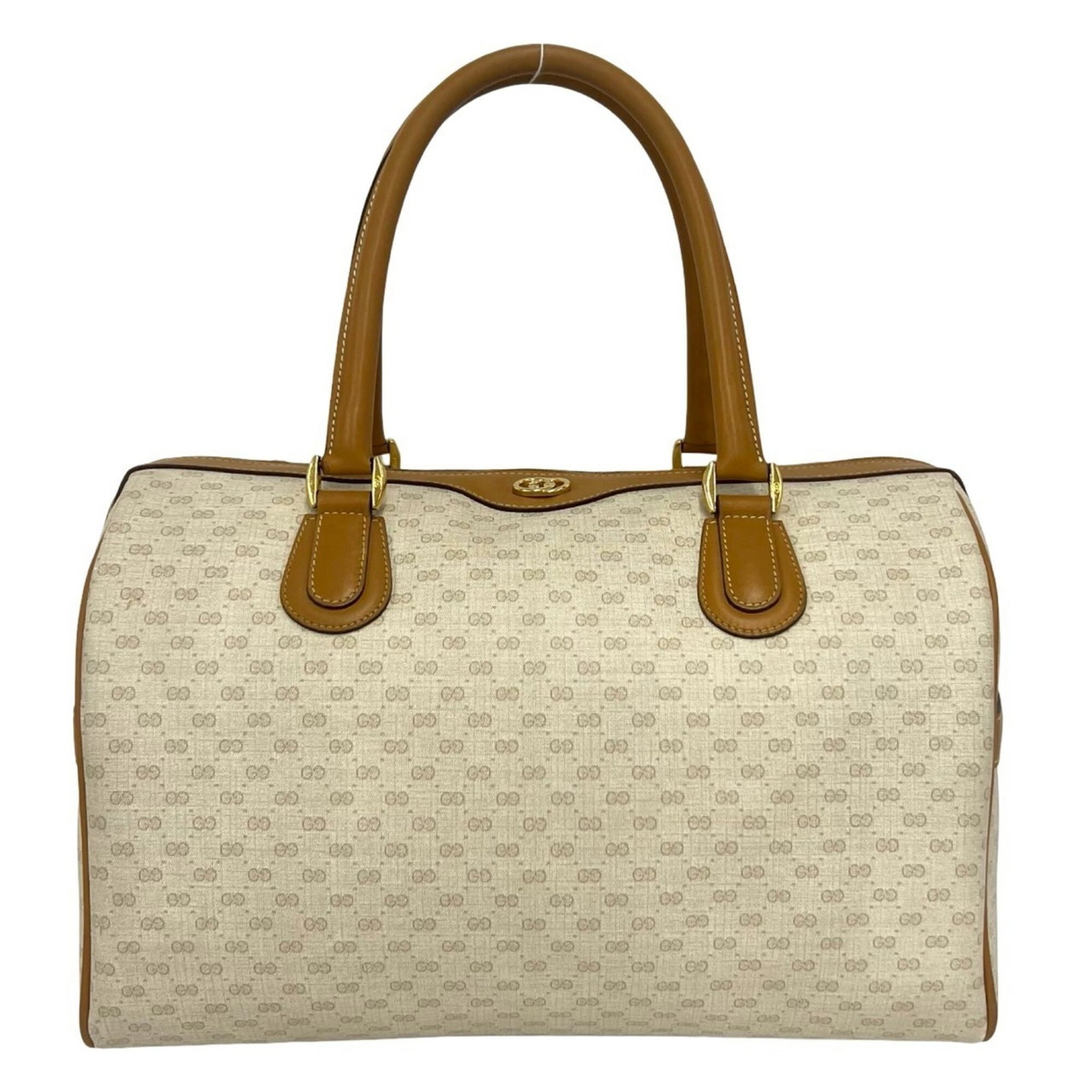 Boston Bag Leather Pvc Gucci Handbag: Boston Bag Leather Pvc Gucci Handbag Boston Bag Leather Pvc Gucci Handbag - A stylish and versatile bag with a classic design, featuring high-quality leather and PVC materials in a timeless beige colo