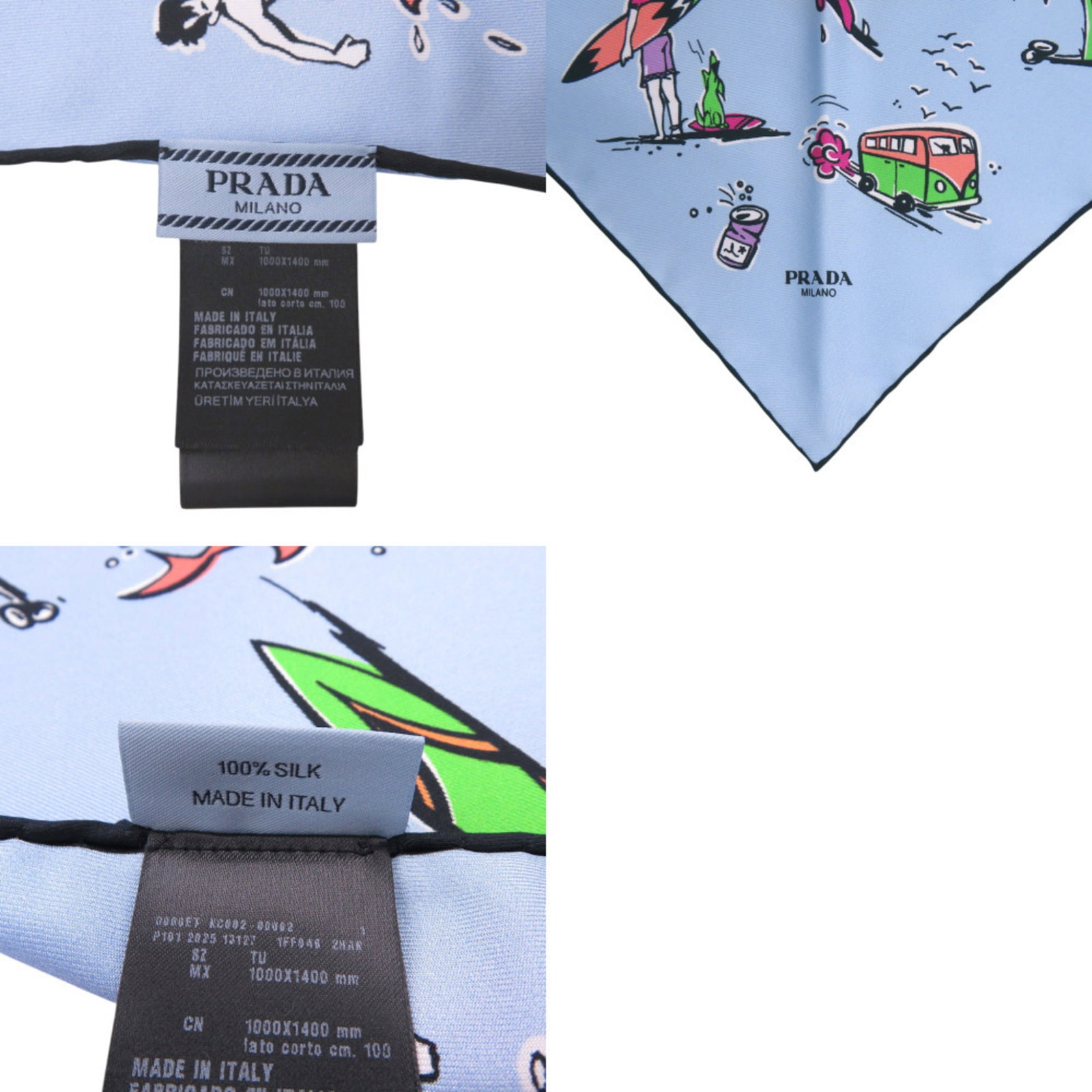 Silk scarf from Prada - 4