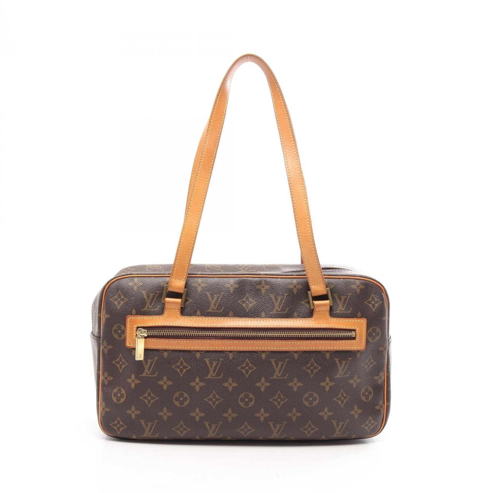 Louis Vuitton Handbag Shoulder Bag Monogram Leather: Louis Vuitton Handbag Shoulder Bag Monogram Leather Monogram Leather Brown Louis Vuitton Handbag Shoulder Bag. This classic shoulder bag features the iconic Monogram pattern in rich brown leather,