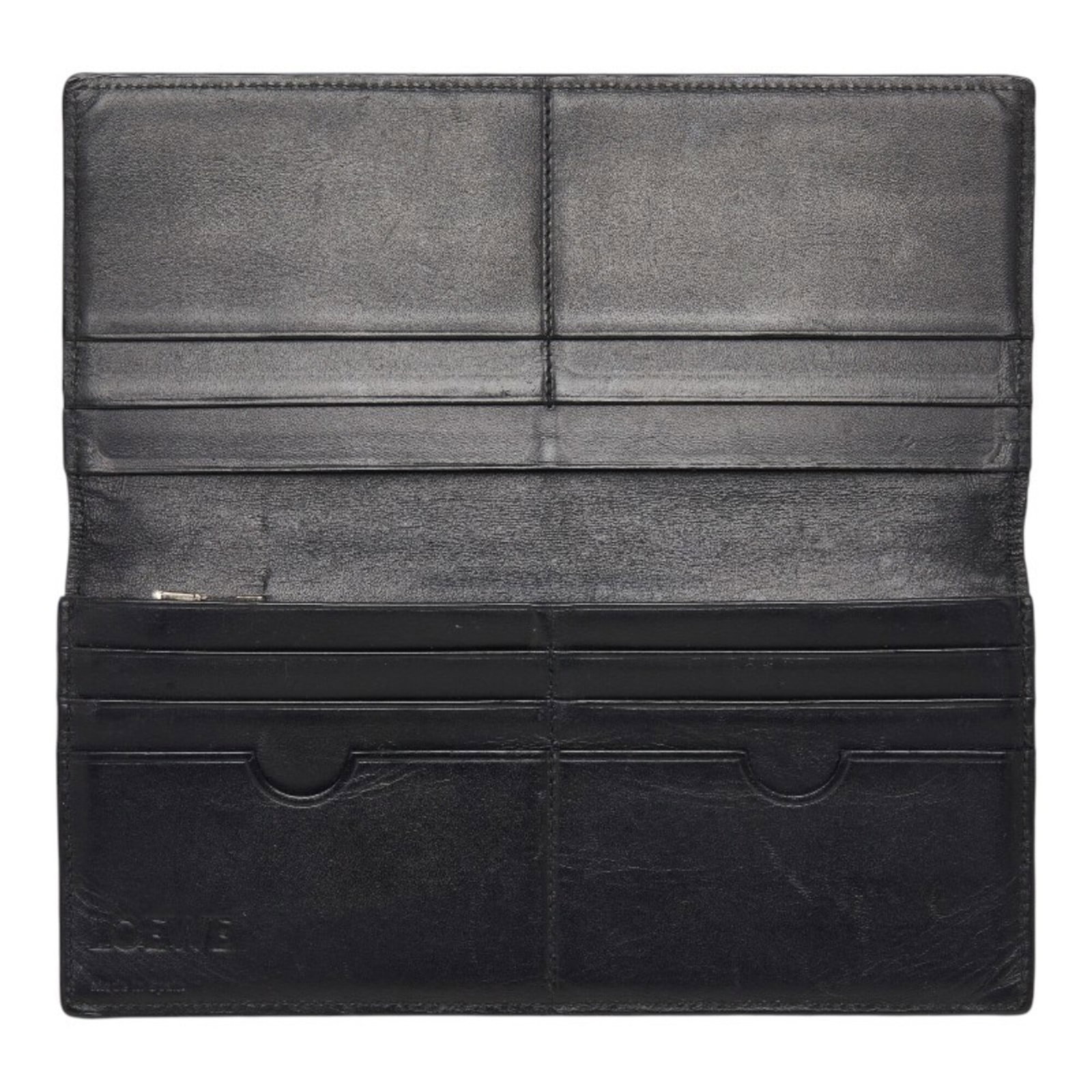 Long Wallet Bi Fold Leather - 6