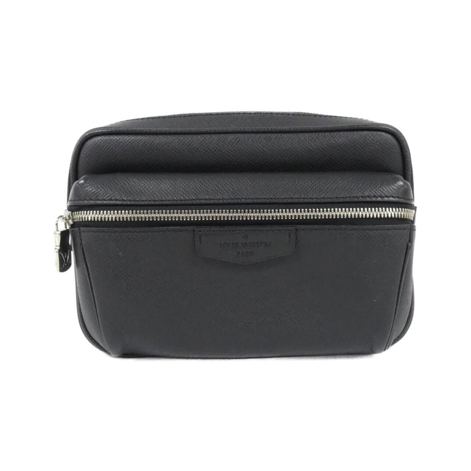 Shoulder Bag Leather Louis Vuitton: Shoulder Bag Leather Louis Vuitton Black Calfskin Leather Louis Vuitton Shoulder Bag with classic design and timeless style. Made from high-quality leather, this bag features a sleek and sophisticated