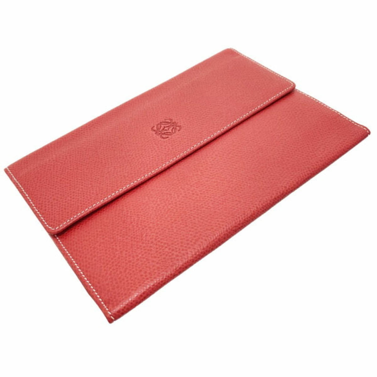 Long Leather Wallet Tri Fold - 3