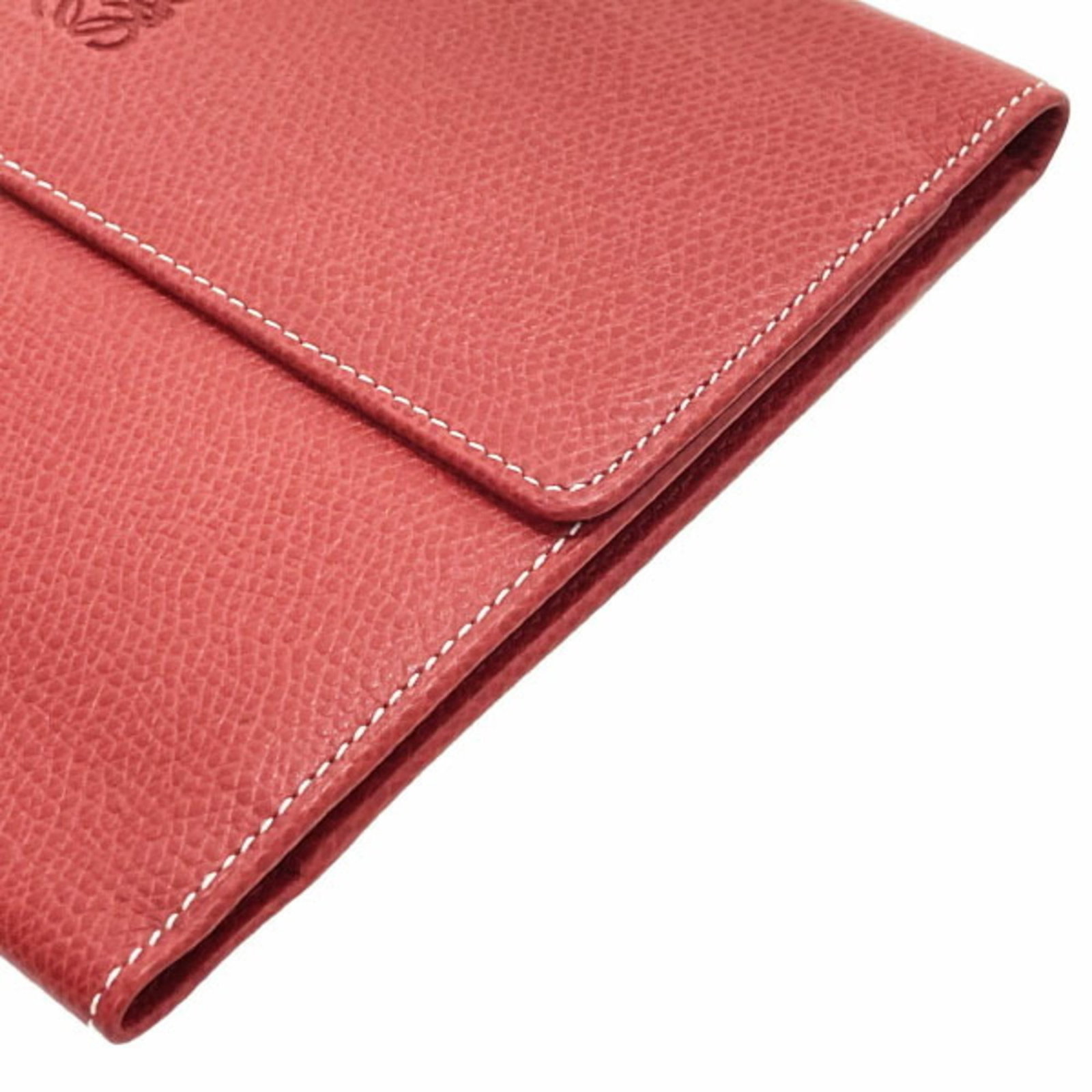 Long Leather Wallet Tri Fold - 5