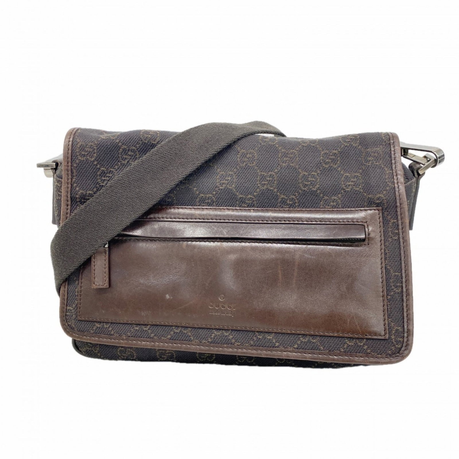 Gucci Bag denim: Gucci Bag denim Gucci Bag in Denim - A Timeless Brown Shoulder Bag. Made from high-quality denim, this shoulder bag features silver hardware and a classic design. With its compact size and stylish