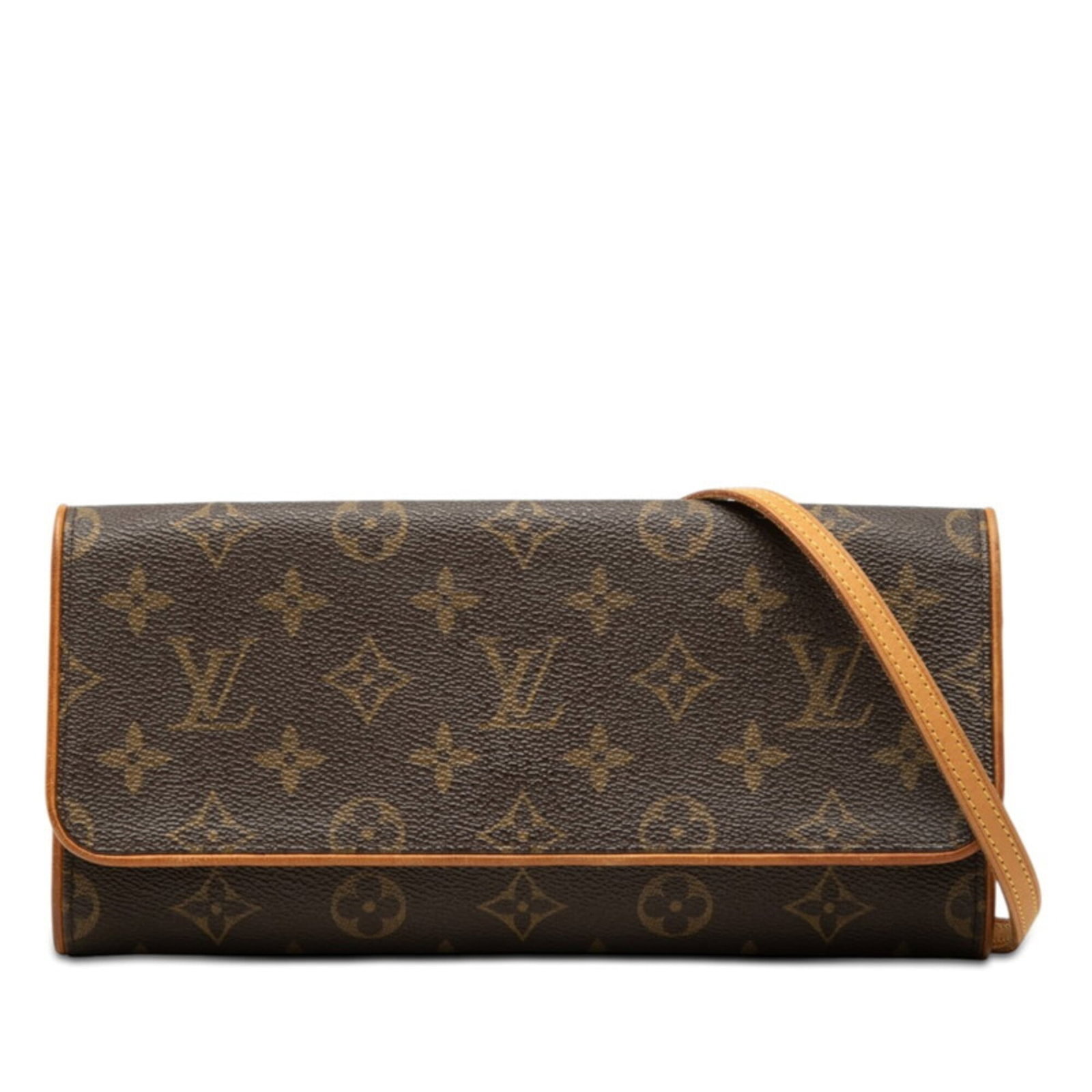 Pvc Leather Louis Vuitton Pochette Bag Shoulder: Pvc Leather Louis Vuitton Pochette Bag Shoulder PVC Leather Louis Vuitton Pochette Bag Shoulder features a unique blend of materials, combining PVC and leather in its design. The bag's compact size,
