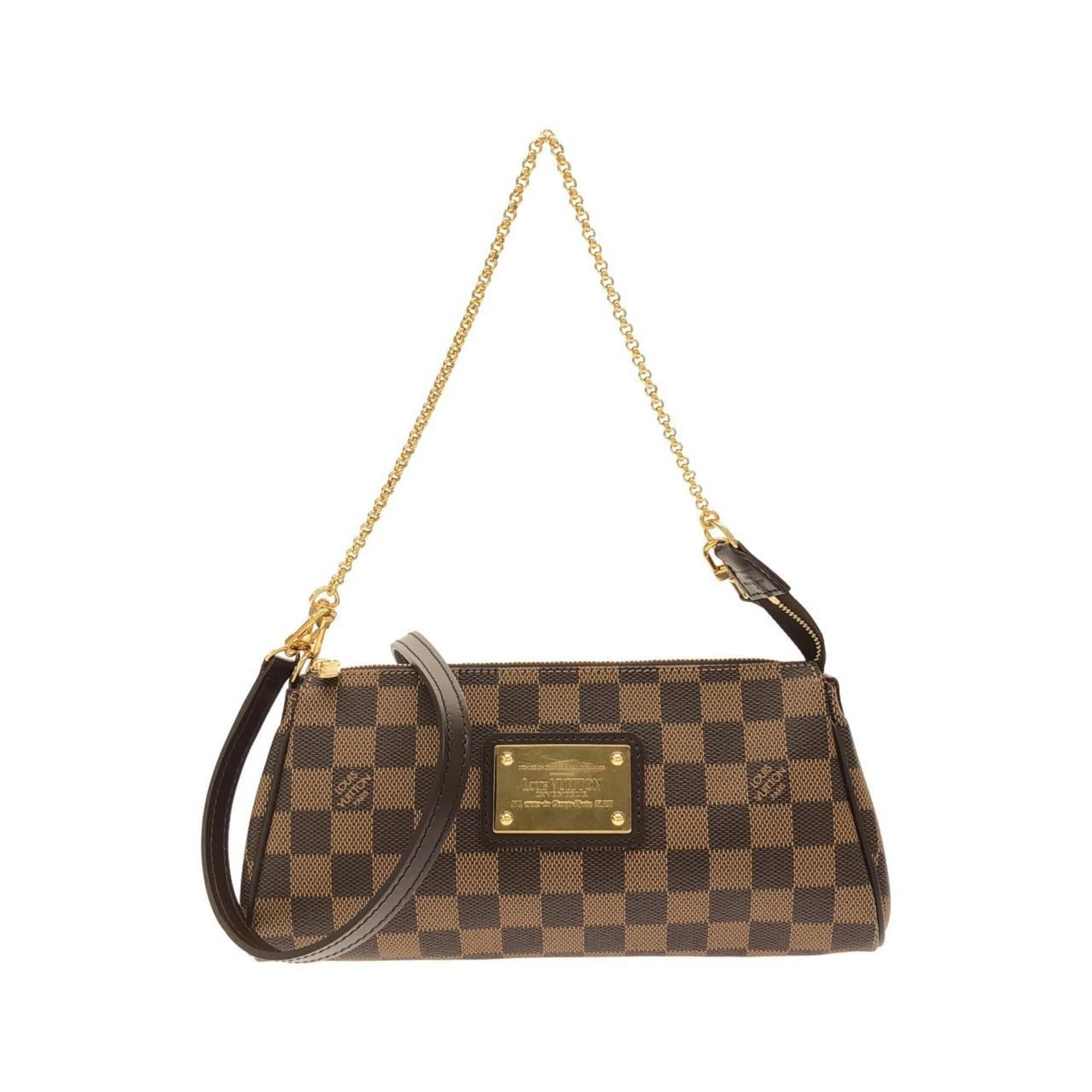 Shoulder bag coated canvas by Louis Vuitton: Shoulder bag coated canvas by Louis Vuitton Coated canvas by Louis Vuitton, a stylish shoulder bag with a classic design. Measuring 13cm x 25cm x 4cm, it features a sturdy construction and elegant