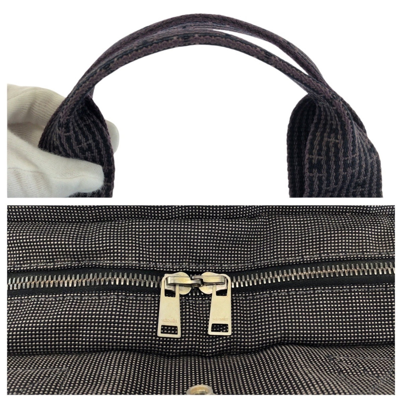 Polyester Polyamide Handbag Tote Hermes - 5