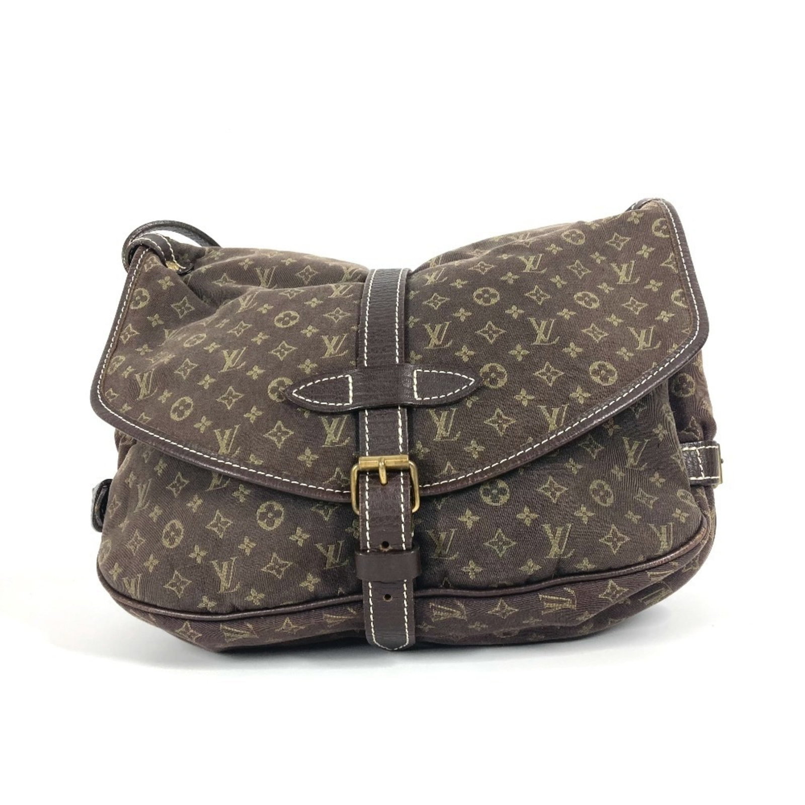 Mini Louis Vuitton Monogram Shoulder Bag: Mini Louis Vuitton Monogram Shoulder Bag Brown, Fusain Monogram Mini Louis Vuitton shoulder bag with classic 19cm x 28cm x 6cm dimensions. This stylish accessory showcases the iconic monogram pattern