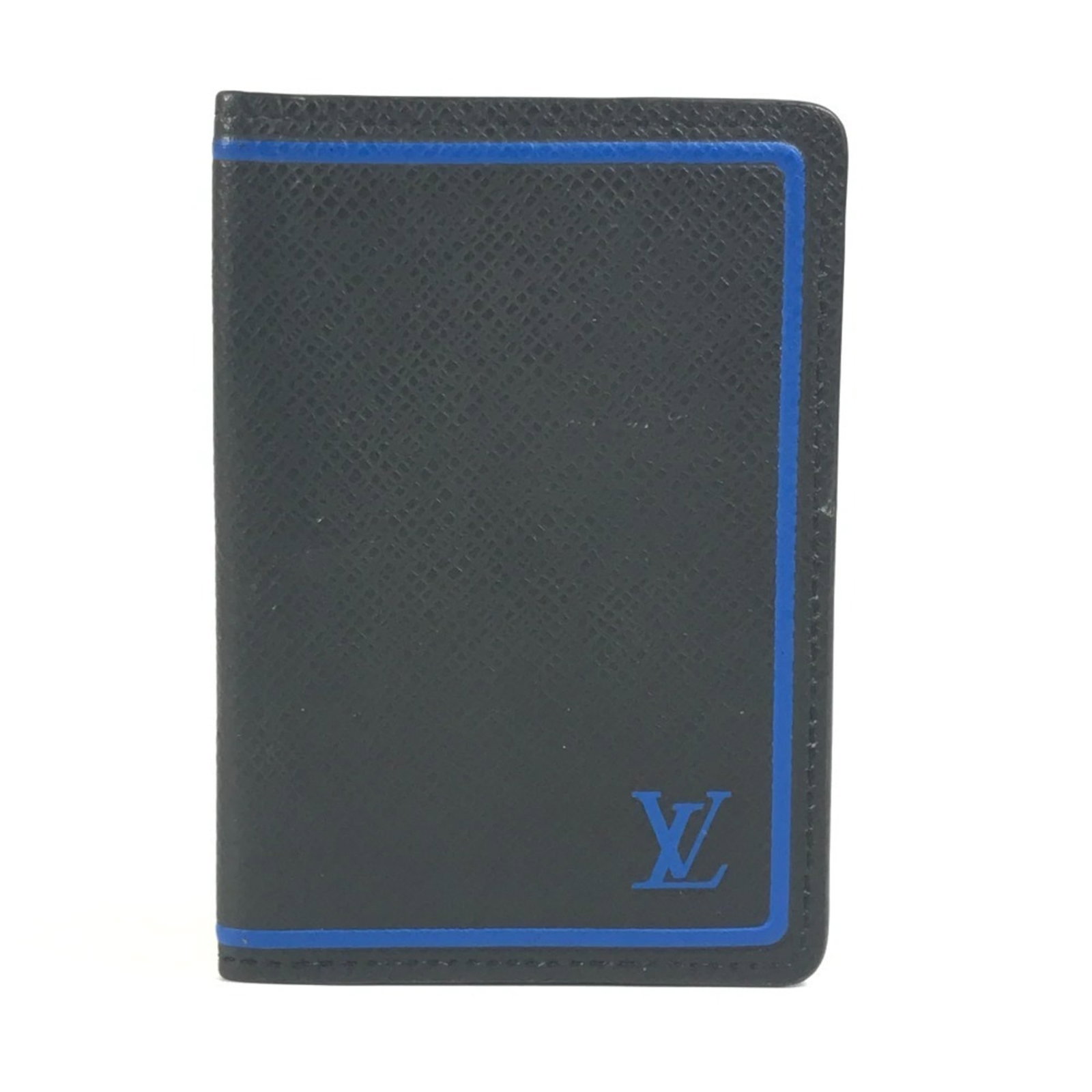 Taiga Leather Louis Vuitton Card: Taiga Leather Louis Vuitton Card Taiga Leather Louis Vuitton Card - A sleek and sophisticated accessory, this card case features the iconic Taiga leather material, characteristic of Louis Vuitton's hi