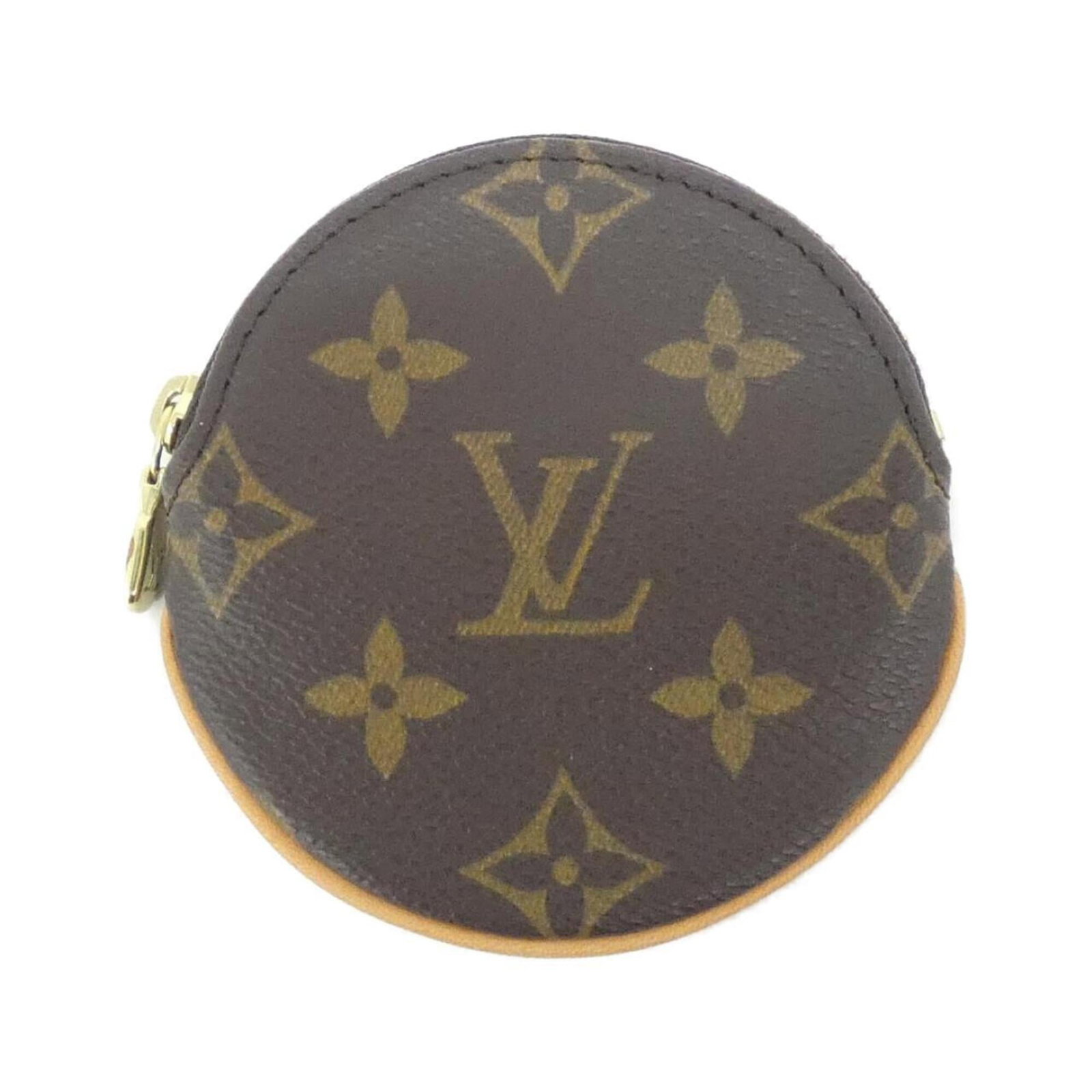 Louis Vuitton Coin Purse/ Coin Case Coated Canvas: Louis Vuitton Coin Purse/ Coin Case Coated Canvas Marron, Monogram Louis Vuitton Coin Purse/ Coin Case Coated Canvas measures 10cm x 10cm x 1.5cm in size, featuring the iconic monogram pattern. Made