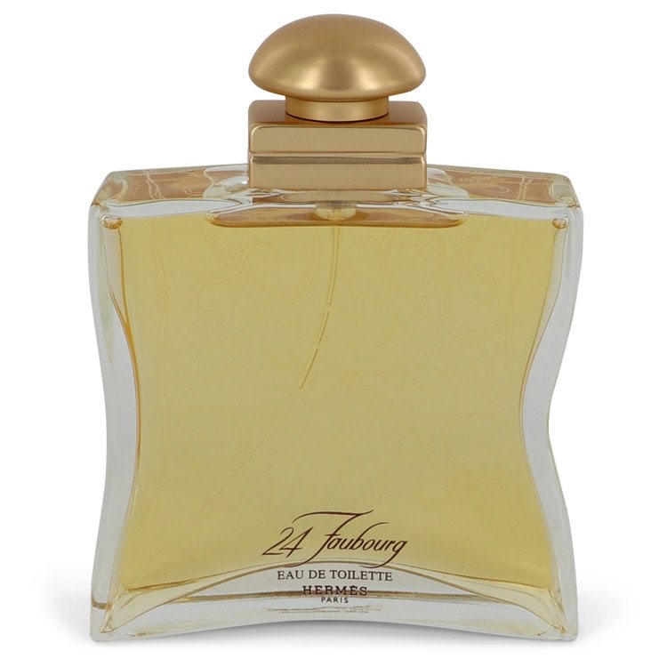 24 Faubourg by Hermes Eau De Toilette Spray (Tester) 3.4 oz: 24 Faubourg by Hermes Eau De Toilette Spray (Tester) 3.4 oz 24 Faubourg by Hermes Eau De Toilette Spray (Tester) 3.4 oz, launched in 1996, offers a sharp and flowery fragrance with notes of orange blo