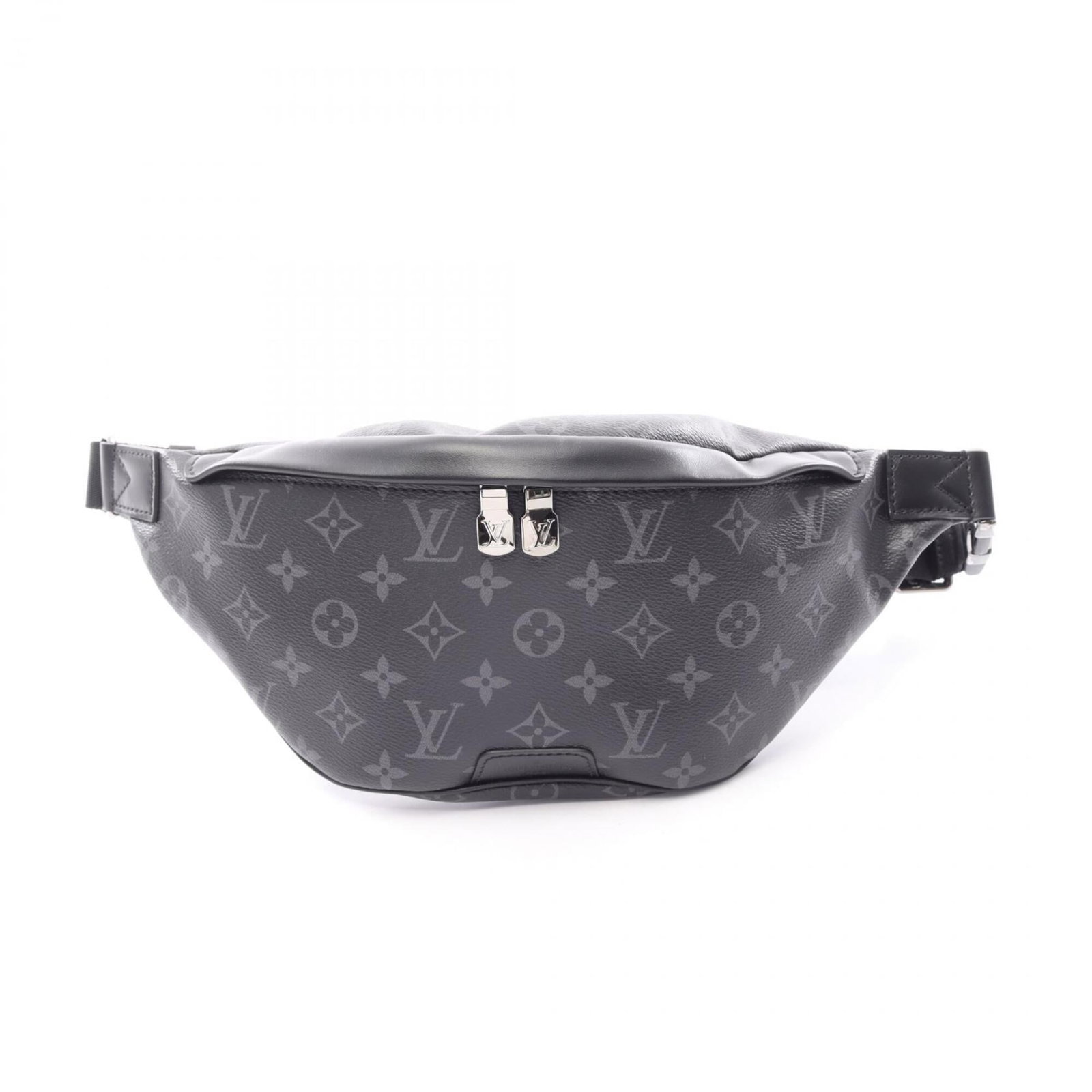 Louis Vuitton Fanny Pack Sling Bag Coated Canvas Leather: Louis Vuitton Fanny Pack Sling Bag Coated Canvas Leather Black Monogram Eclipse Louis Vuitton Fanny Pack Sling Bag features coated canvas and leather construction, with a classic design that combines 