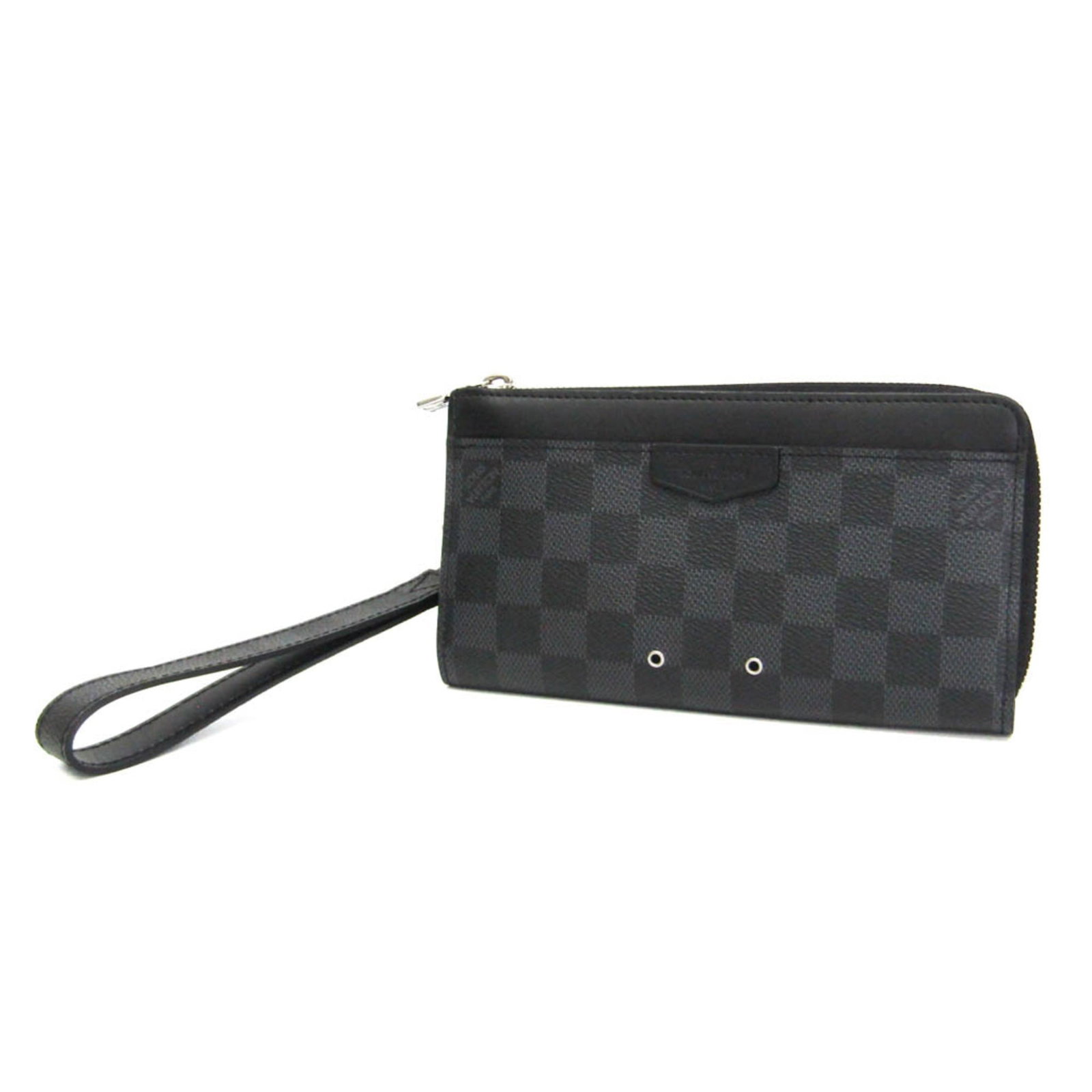 Louis Vuitton Long Wallet (Bi-Fold) Damier Graphite: Louis Vuitton Long Wallet (Bi-Fold) Damier Graphite The Louis Vuitton Long Wallet (Bi-Fold) Damier Graphite boasts sleek black design and durable construction, featuring a spacious coin purse/coin