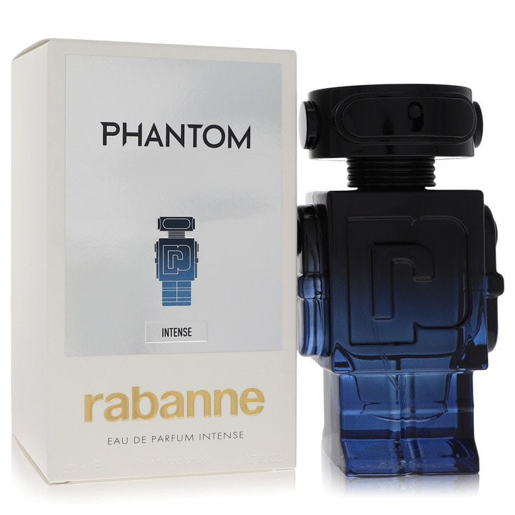 Paco Rabanne Phantom Intense by Paco Rabanne Eau De Parfum Spray 1.7 oz: Paco Rabanne Phantom Intense by Paco Rabanne Eau De Parfum Spray 1.7 oz Paco Rabanne Phantom Intense by Paco Rabanne Eau De Parfum Spray, 1.7 oz, is a men's cologne featuring an intense and seductive