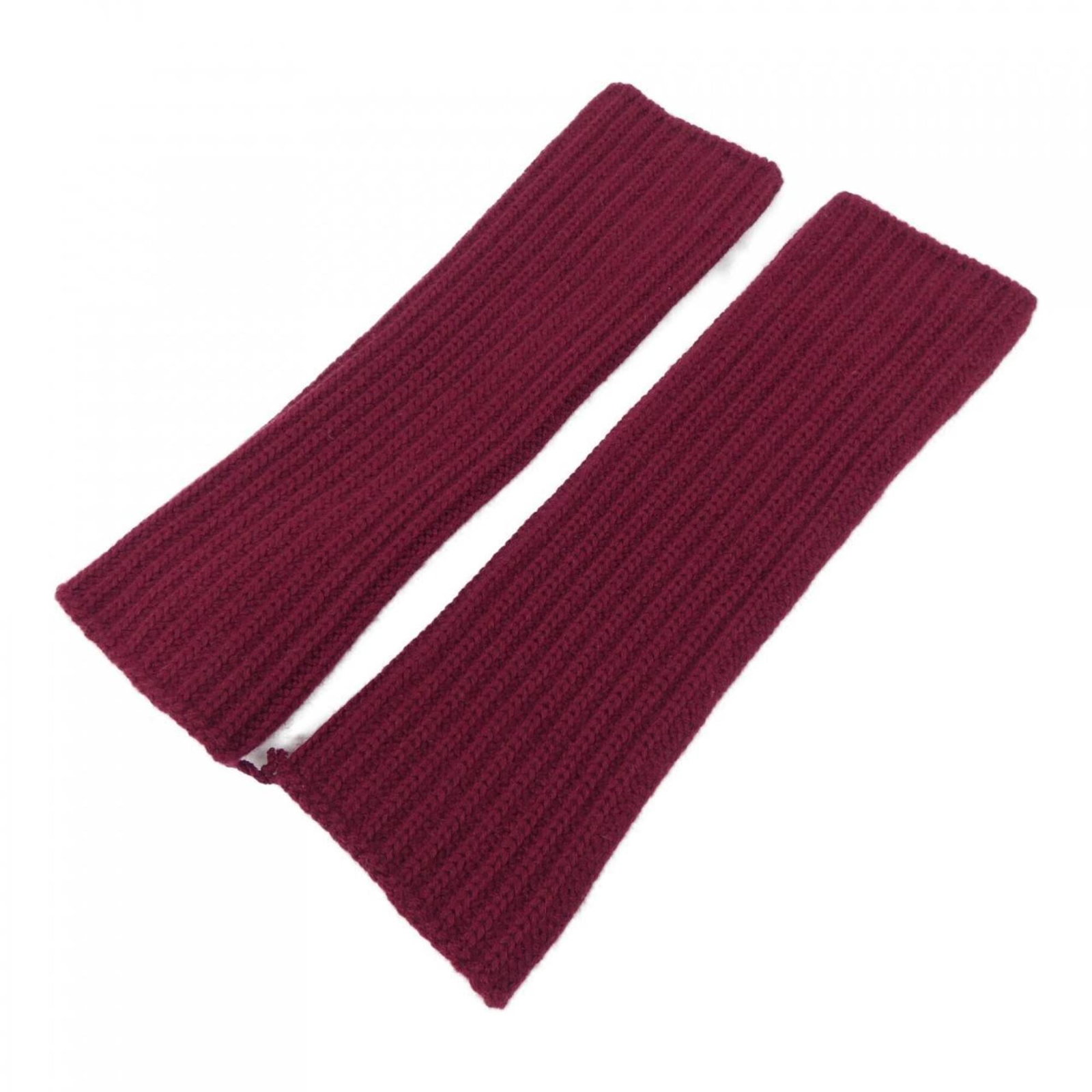 Cashmere Warm Gloves Hermes: Cashmere Warm Gloves Hermes Red cashmere gloves from Hermes, measuring 29cm in total length. Made from high-quality cashmere material, these warm gloves are a stylish accessory for cold weather. The
