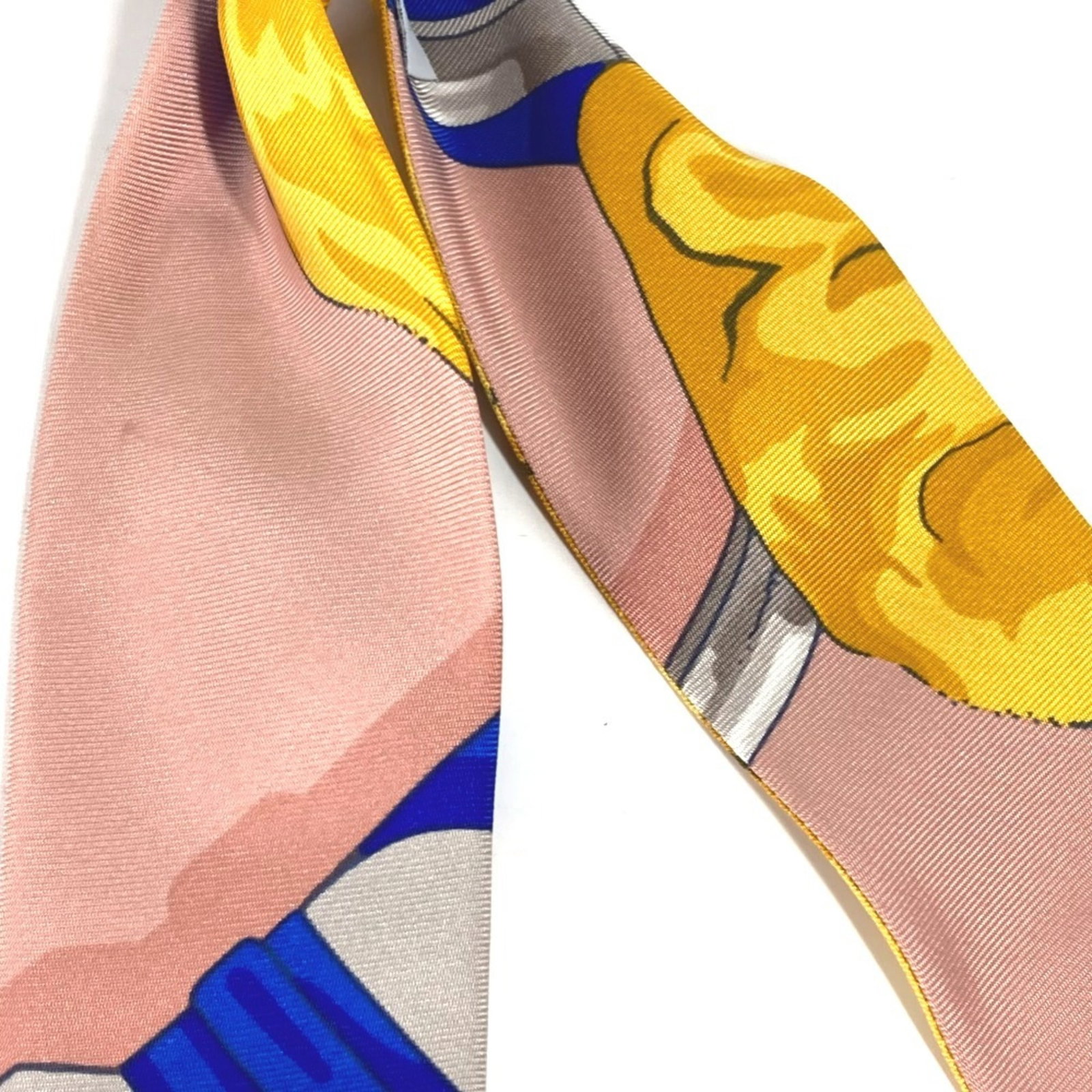 Hermes silk scrunchie - 4