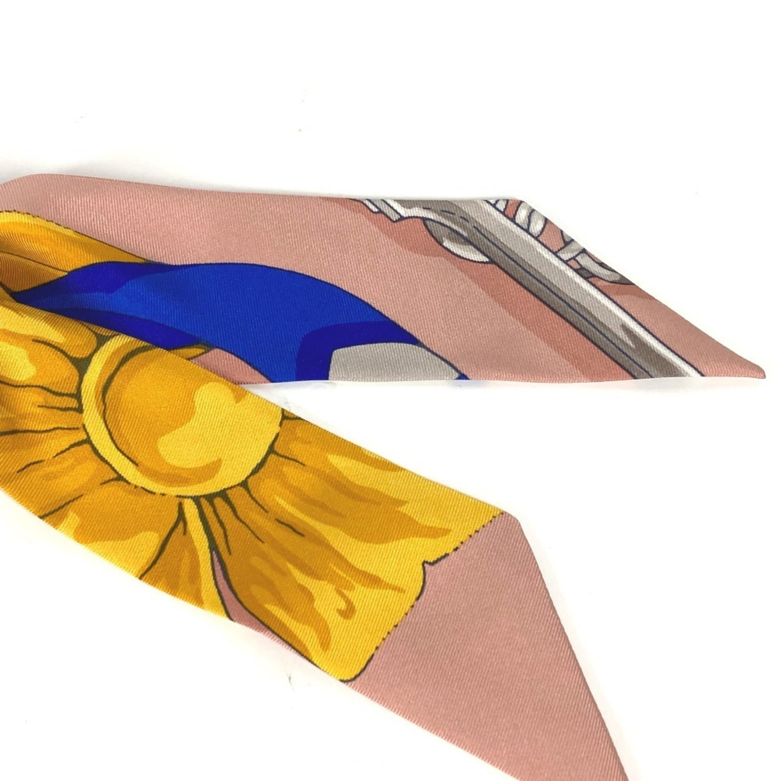 Hermes silk scrunchie - 6