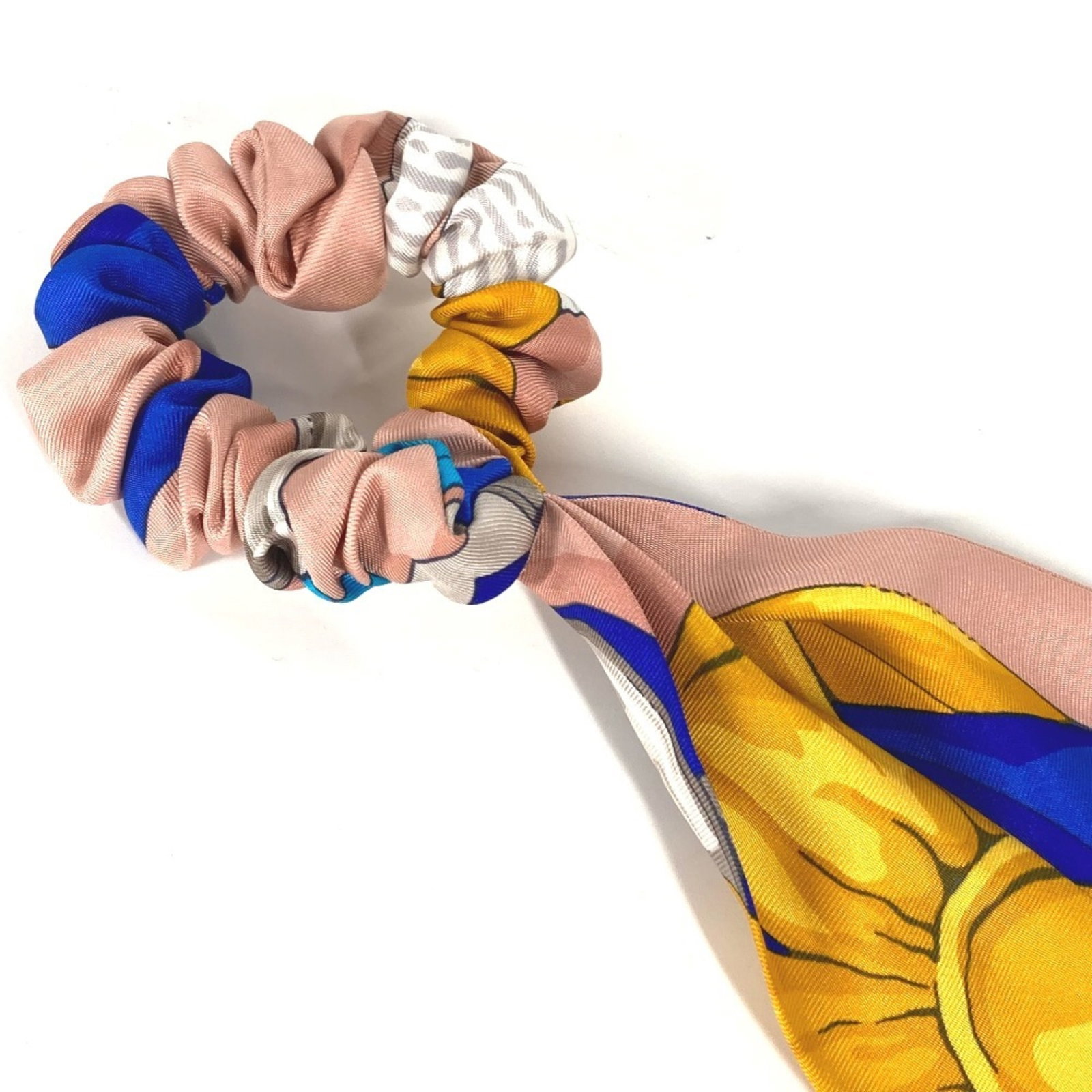 Hermes silk scrunchie - 7