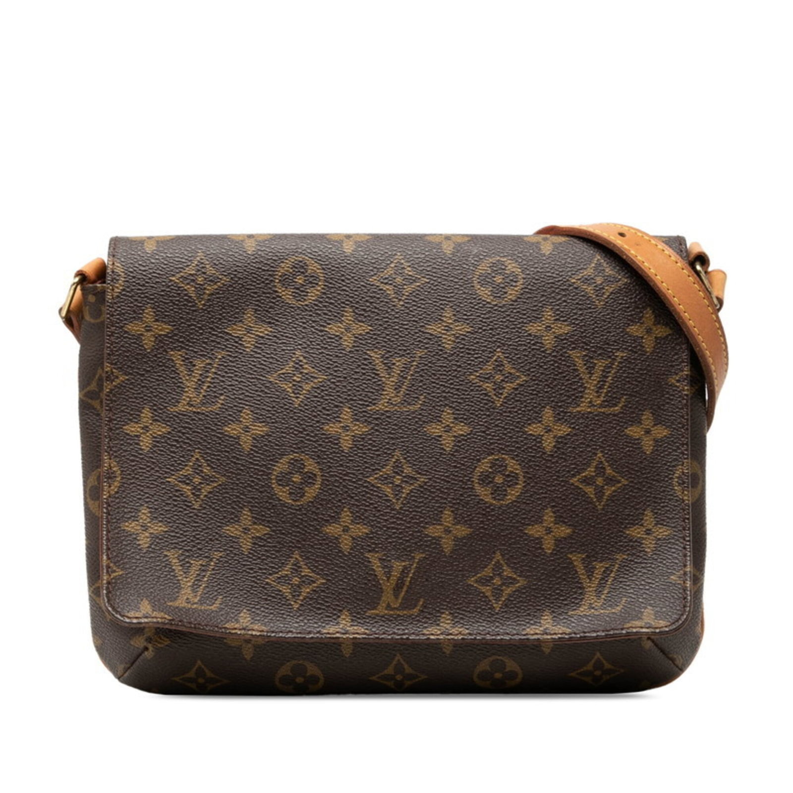 Louis Vuitton PVC Leather Bag Shoulder: Louis Vuitton PVC Leather Bag Shoulder This Louis Vuitton PVC Leather Bag Shoulder boasts a striking brown color and elegant design, featuring the iconic Monogram pattern. Made from high-quality PVC