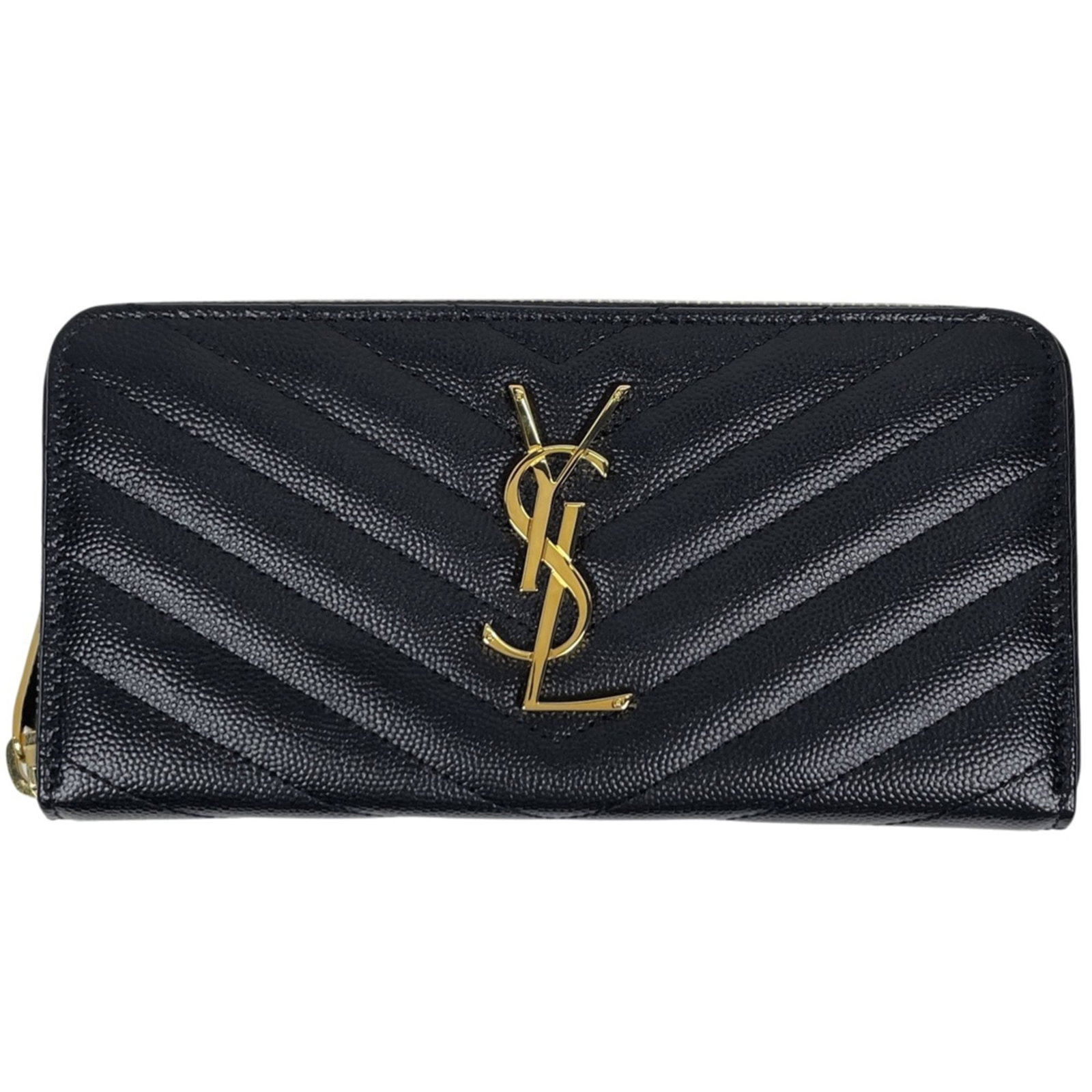 Saint Laurent Wallet Long Bi Fold Leather: Saint Laurent Wallet Long Bi Fold Leather Saint Laurent Wallet Long Bi Fold Leather. Made from high-quality leather, this bi-fold wallet features a sleek black design with clean lines and classic