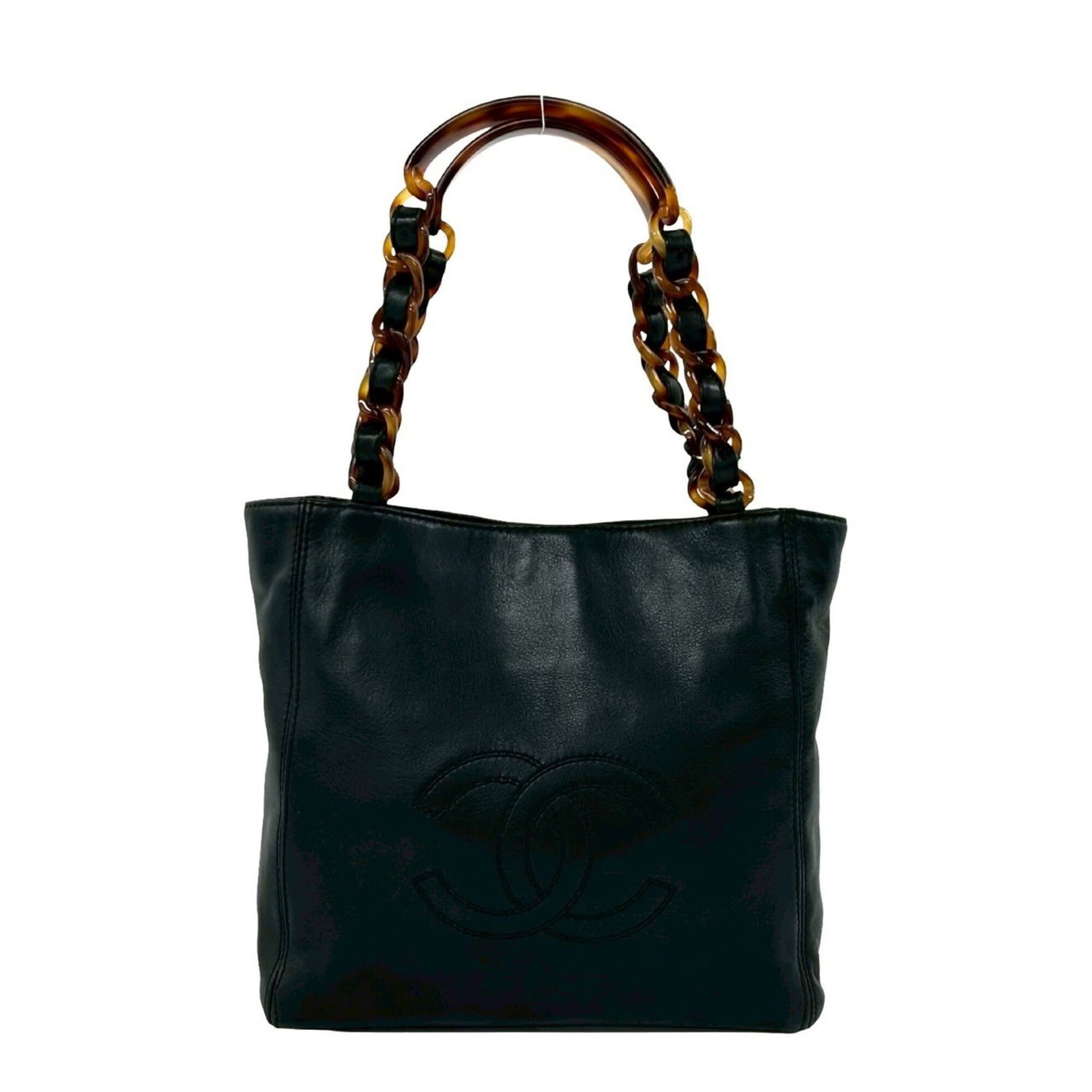 Chanel Handbag Leather Plastic (1 of 10)