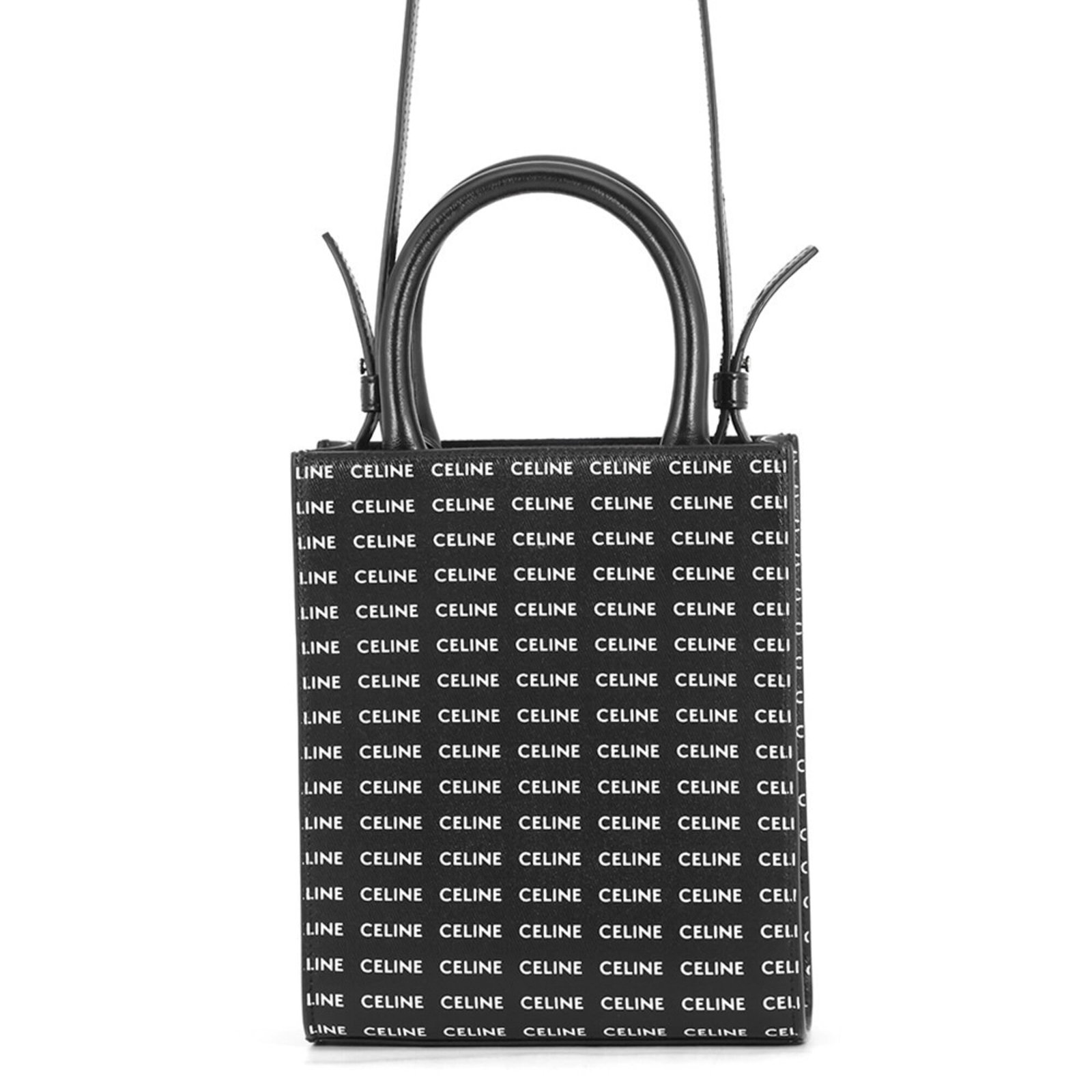 Celine Handbag Shoulder Bag Leather: Celine Handbag Shoulder Bag Leather Celine Handbag Shoulder Bag Leather in Black and White. This sleek shoulder bag features high-quality leather construction, with clean lines and classic design that