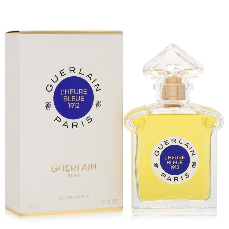 Lheure Bleue by Guerlain Eau De Parfum Spray 2.5 oz: Lheure Bleue by Guerlain Eau De Parfum Spray 2.5 oz L'Heure Bleue by Guerlain Eau De Parfum Spray, a classic feminine floral scent evoking the iridescent blue hour just before dawn and after dusk. Thi