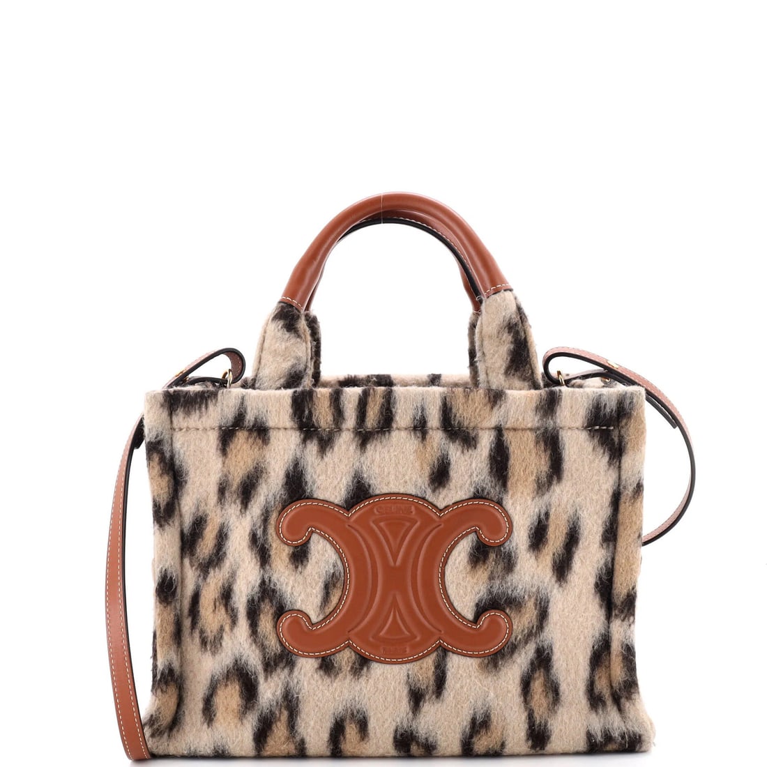 Printed Wool Small Celine Thais Tote Cabas (1 of 5)