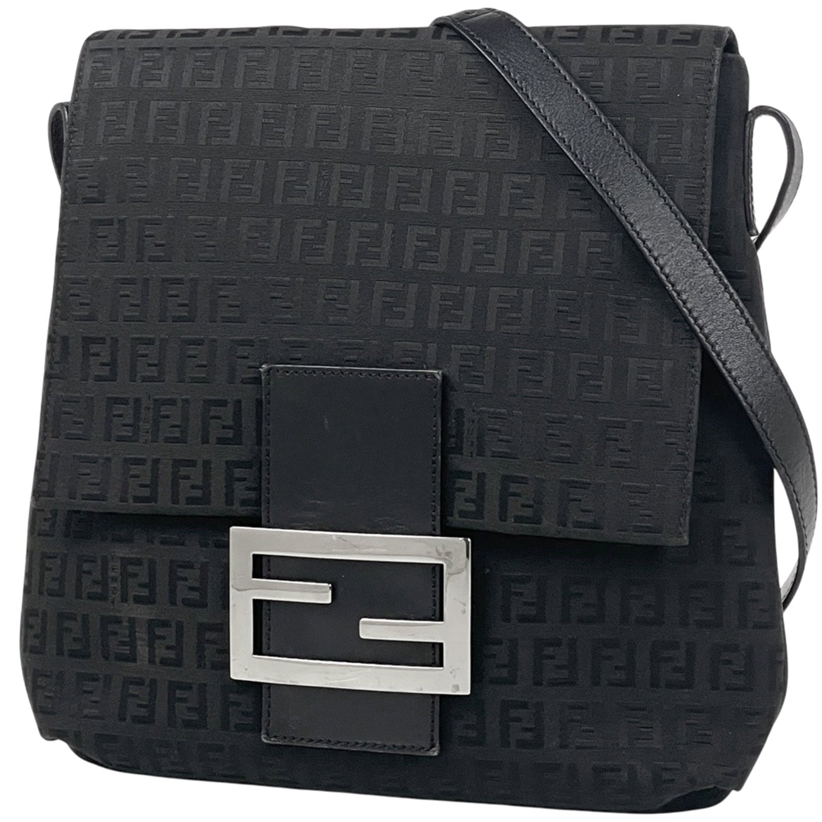 Canvas Leather Fendi Bag Shoulder: Canvas Leather Fendi Bag Shoulder Canvas Leather Fendi Bag Shoulder - A sleek and sophisticated shoulder bag made from high-quality canvas and leather, featuring a classic design with clean lines and