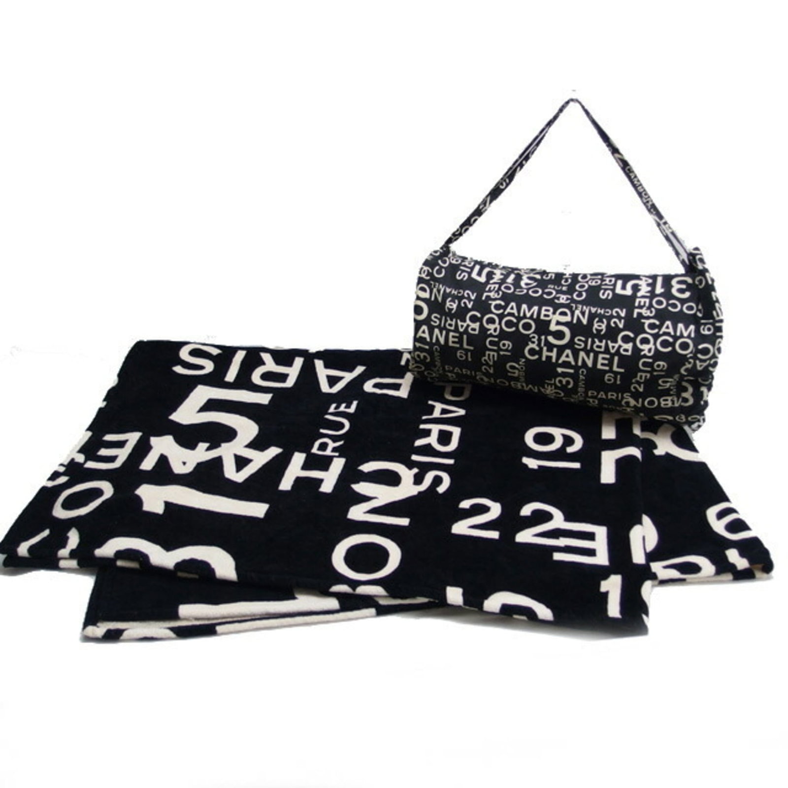 Sea by black blanket set bag and Chanel (1 of 11)