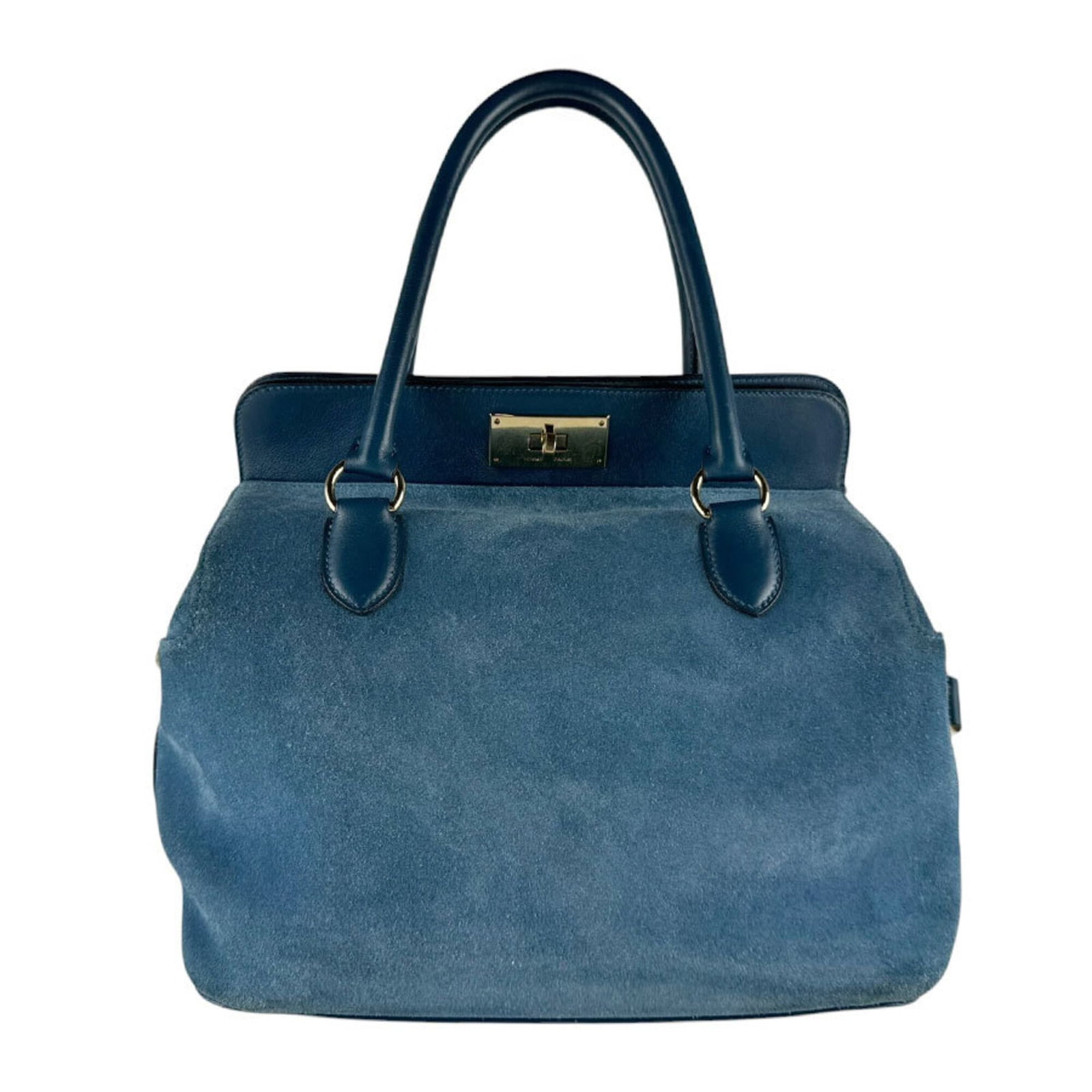 Swift leather bag handbag shoulder Hermes: Swift leather bag handbag shoulder Hermes Swift leather bag handbag shoulder from Hermes, crafted in France with blue outer pocket and turn lock. Measuring 28cm x 26cm x 18cm, this shoulder bag featur