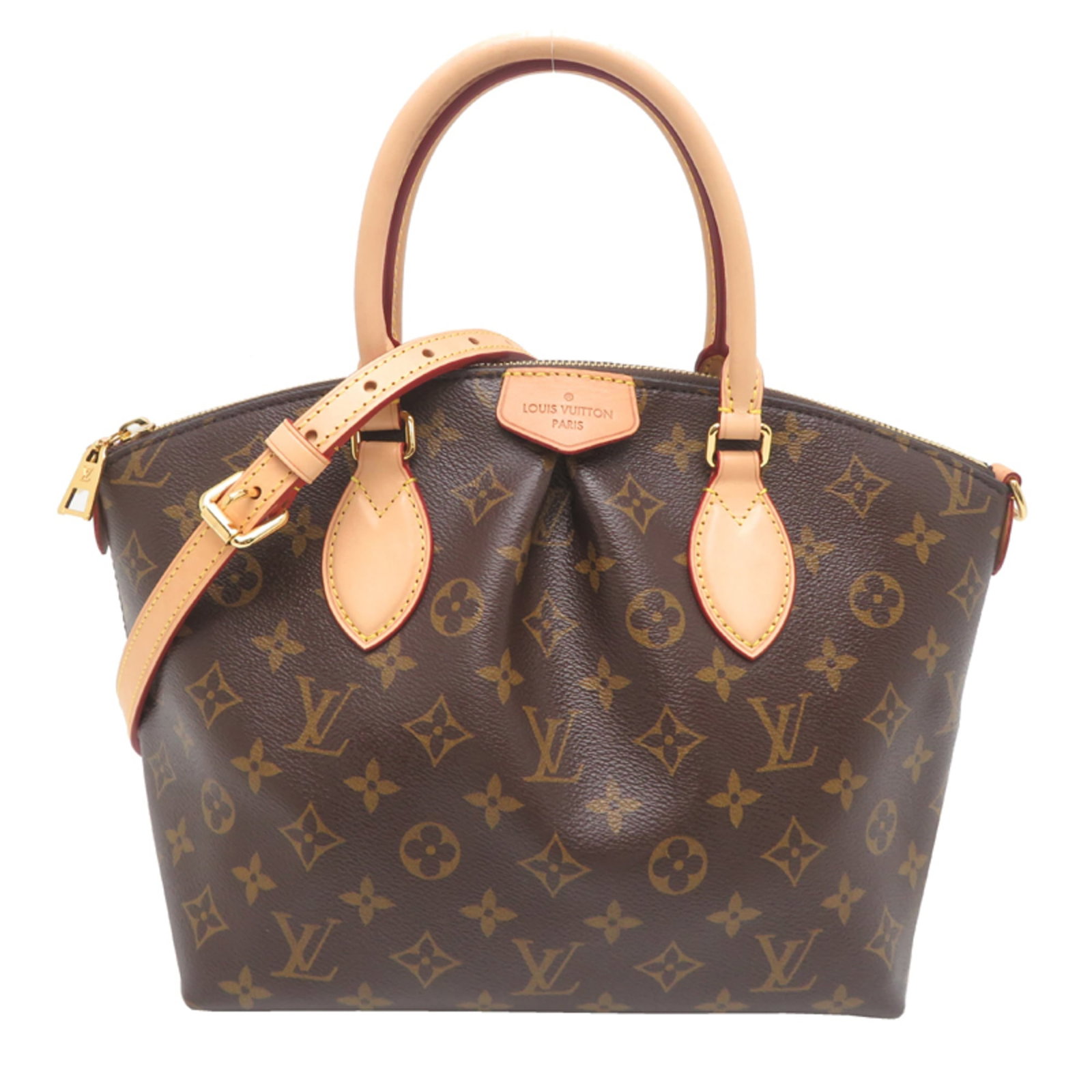Louis Vuitton Handbag Monogram: Louis Vuitton Handbag Monogram The Louis Vuitton Monogram Handbag boasts its iconic brown monogram pattern and sturdy design, making it a timeless accessory for women. Measuring 23cm x 33.5cm x 12.5cm