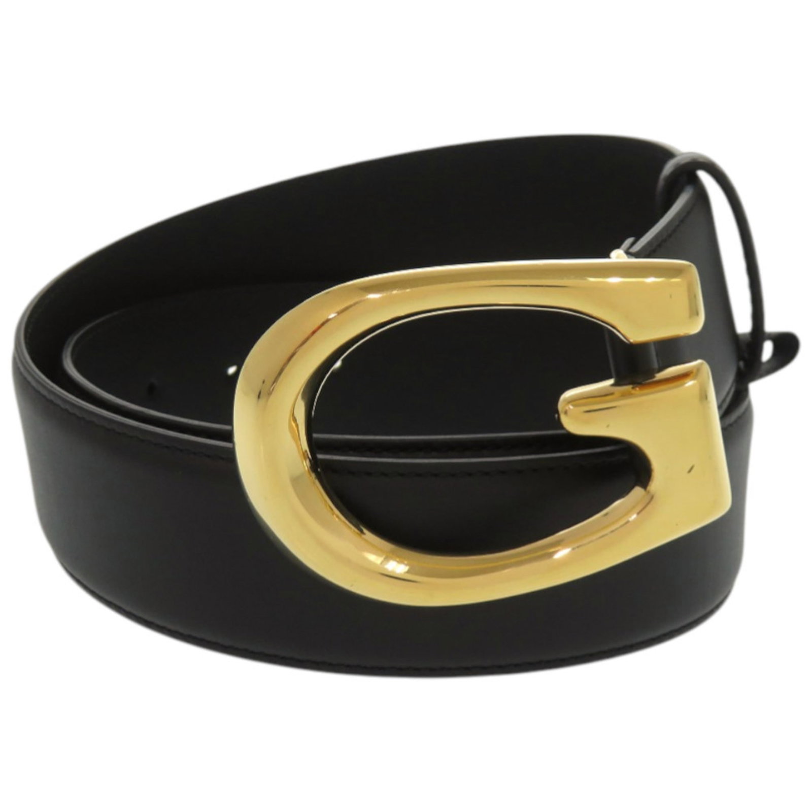 Standard Belt Gucci: Standard Belt Gucci Standard Gucci belt in black leather with metal accents, available in sizes 26.77'' - 30.31''. Made from high-quality materials, this classic design features a timeless look that