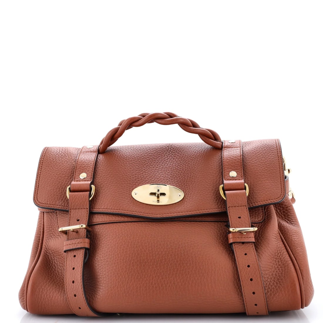 Alexa Satchel Leather Mulberry Medium (1 of 5)