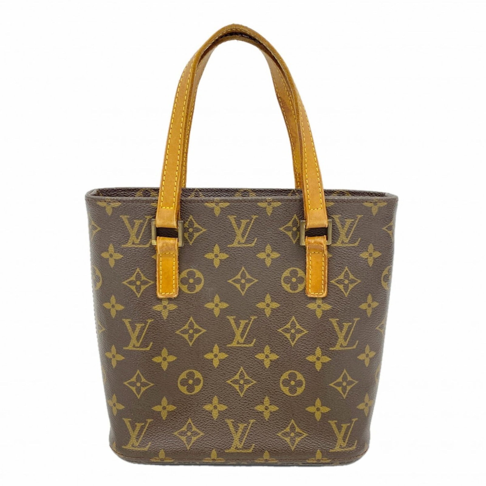 Louis Vuitton Handbag: Louis Vuitton Handbag Brown Louis Vuitton handbag with dimensions 21cm x 21cm x 9cm, designed for women. This classic style features a timeless design and signature monogram pattern, making it a