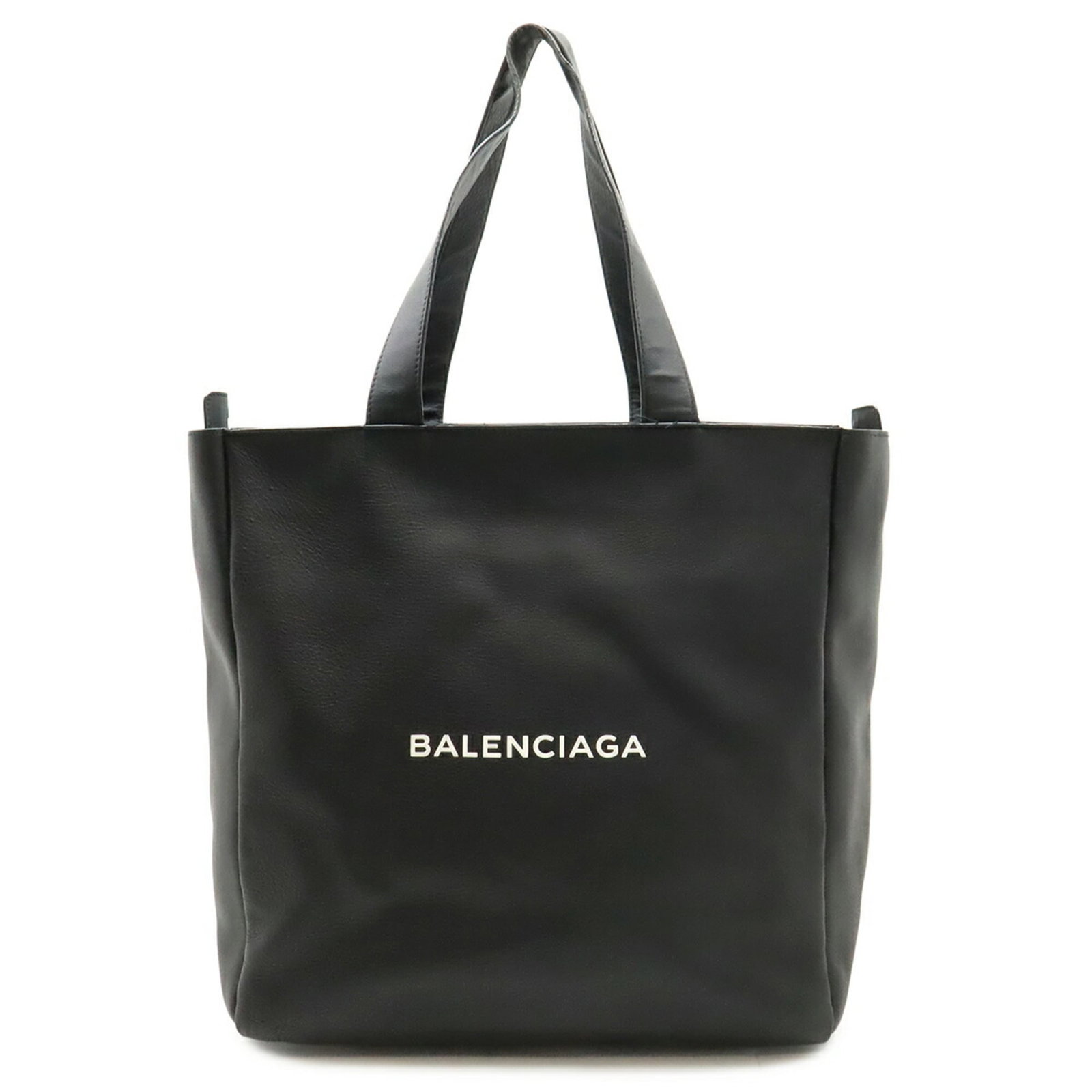Balenciaga Shoulder Bag Tote Bag Leather: Balenciaga Shoulder Bag Tote Bag Leather Black leather Balenciaga shoulder bag tote with classic design and timeless style. Measuring 35cm x 50cm x 17cm, it offers a spacious interior for everyday