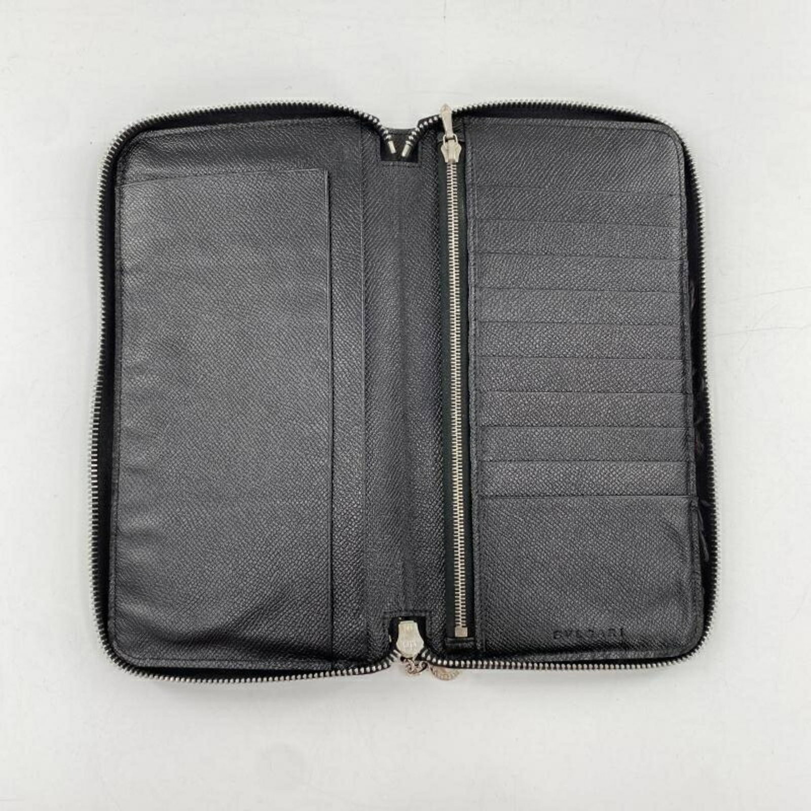 Long Bi fold Wallet Leather - 5
