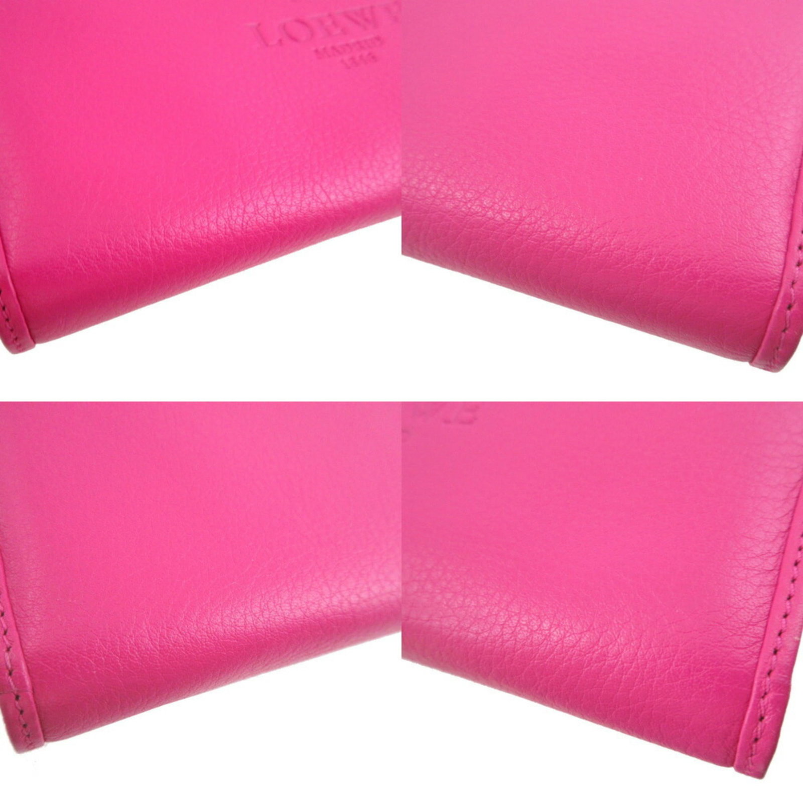 Long Wallet Bi Fold Leather - 7