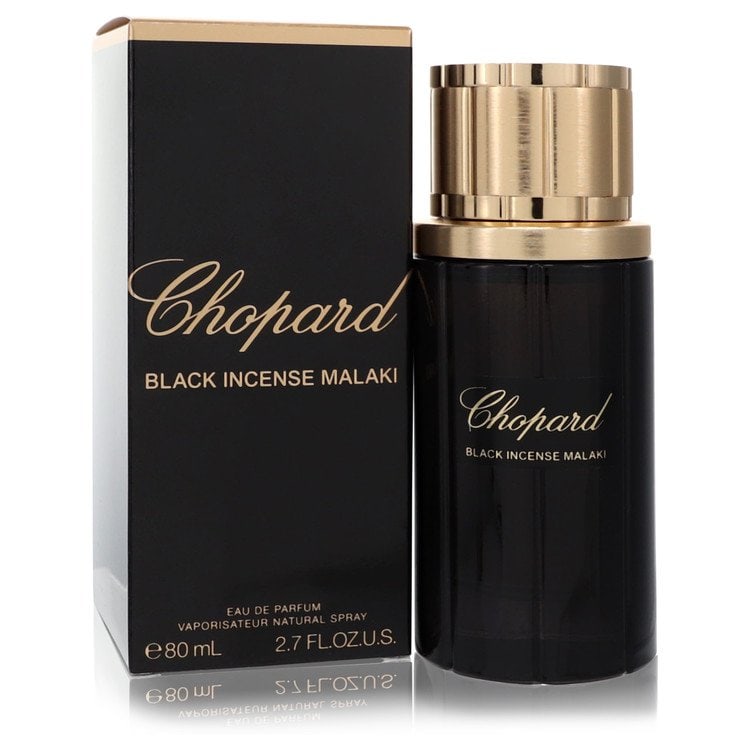 Chopard Black Incense Malaki by Chopard Eau De Parfum Spray (Unisex) 2.7 oz: Chopard Black Incense Malaki by Chopard Eau De Parfum Spray (Unisex) 2.7 oz Chopard Black Incense Malaki by Chopard Eau De Parfum Spray (Unisex) 2.7 oz features a unique blend of spicy top notes,