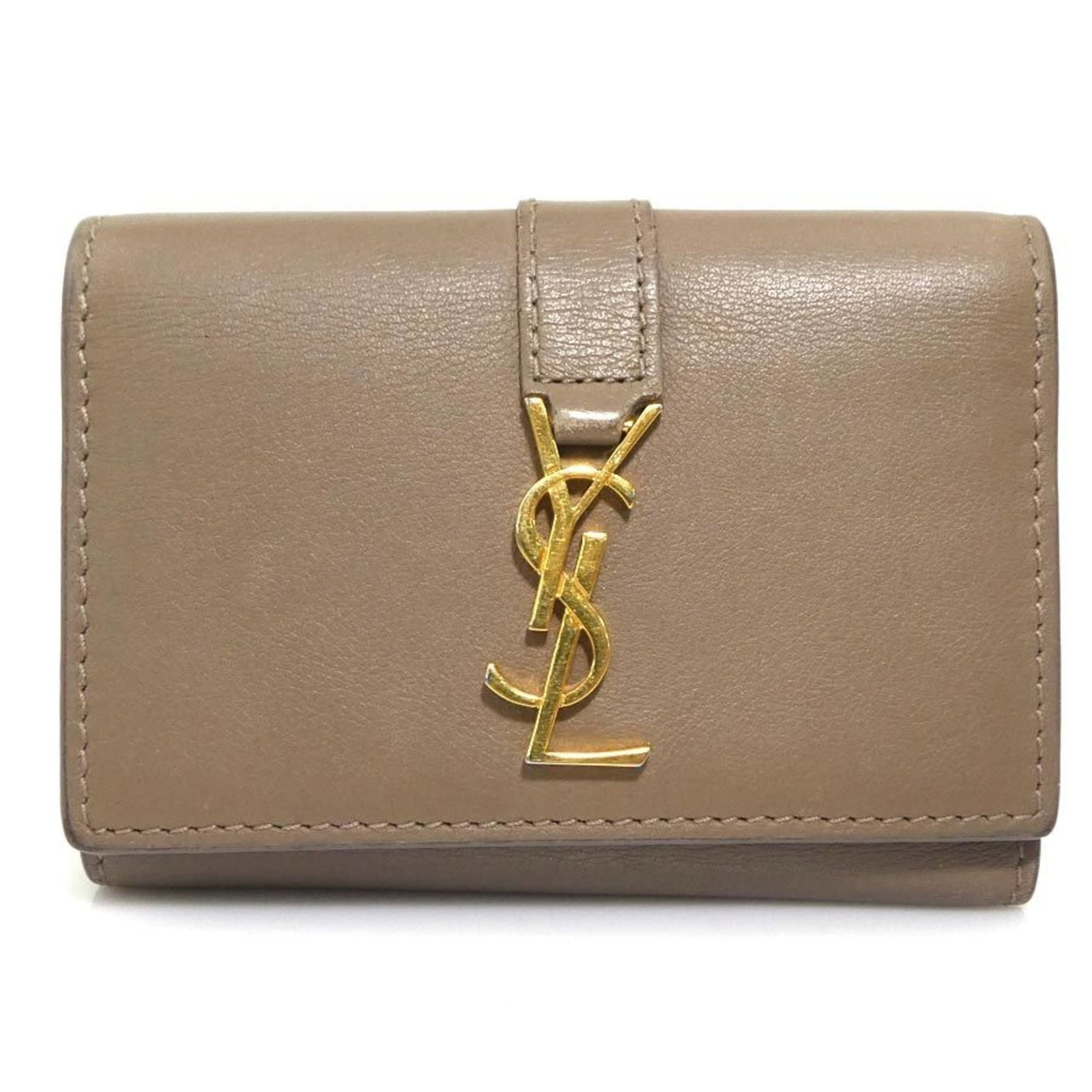 Keycase Leather By Saint Laurent: Keycase Leather By Saint Laurent Keycase Leather By Saint Laurent - A sleek and sophisticated accessory from the renowned Italian fashion house. Made from high-quality leather, this compact keycase me