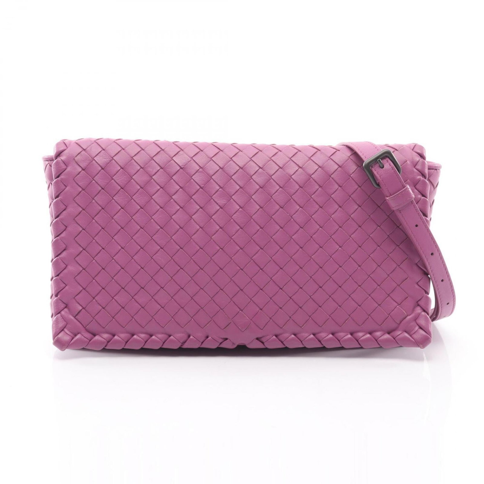 Bottega Veneta Handbag Shoulder Bag Leather: Bottega Veneta Handbag Shoulder Bag Leather Bottega Veneta's iconic shoulder bag features rich purple leather, expertly crafted with precise dimensions and sleek design. This luxurious handbag boasts